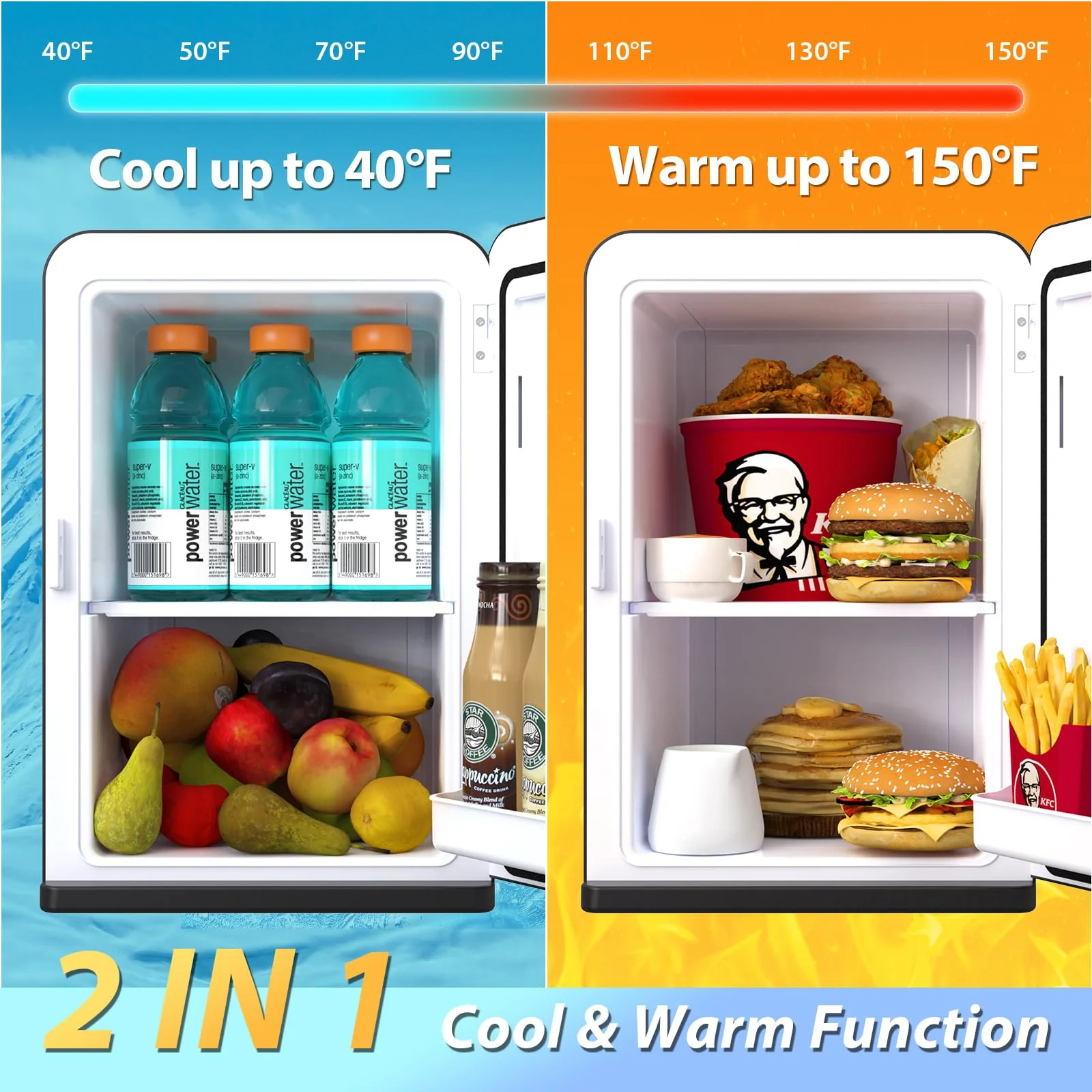 Cormix 15 Litre/21 Cans Portable Mini Refrigerator