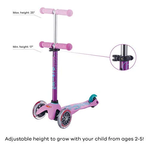 Mini Deluxe 3-Wheeled. Micro Scooter for Kids. Ages 2-5
