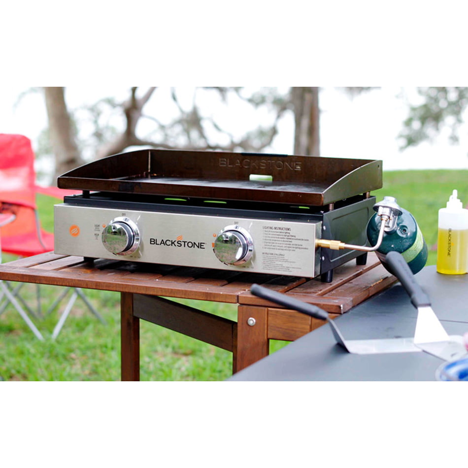 22 in. W Stainless Steel  Nonstick Surface Griddle