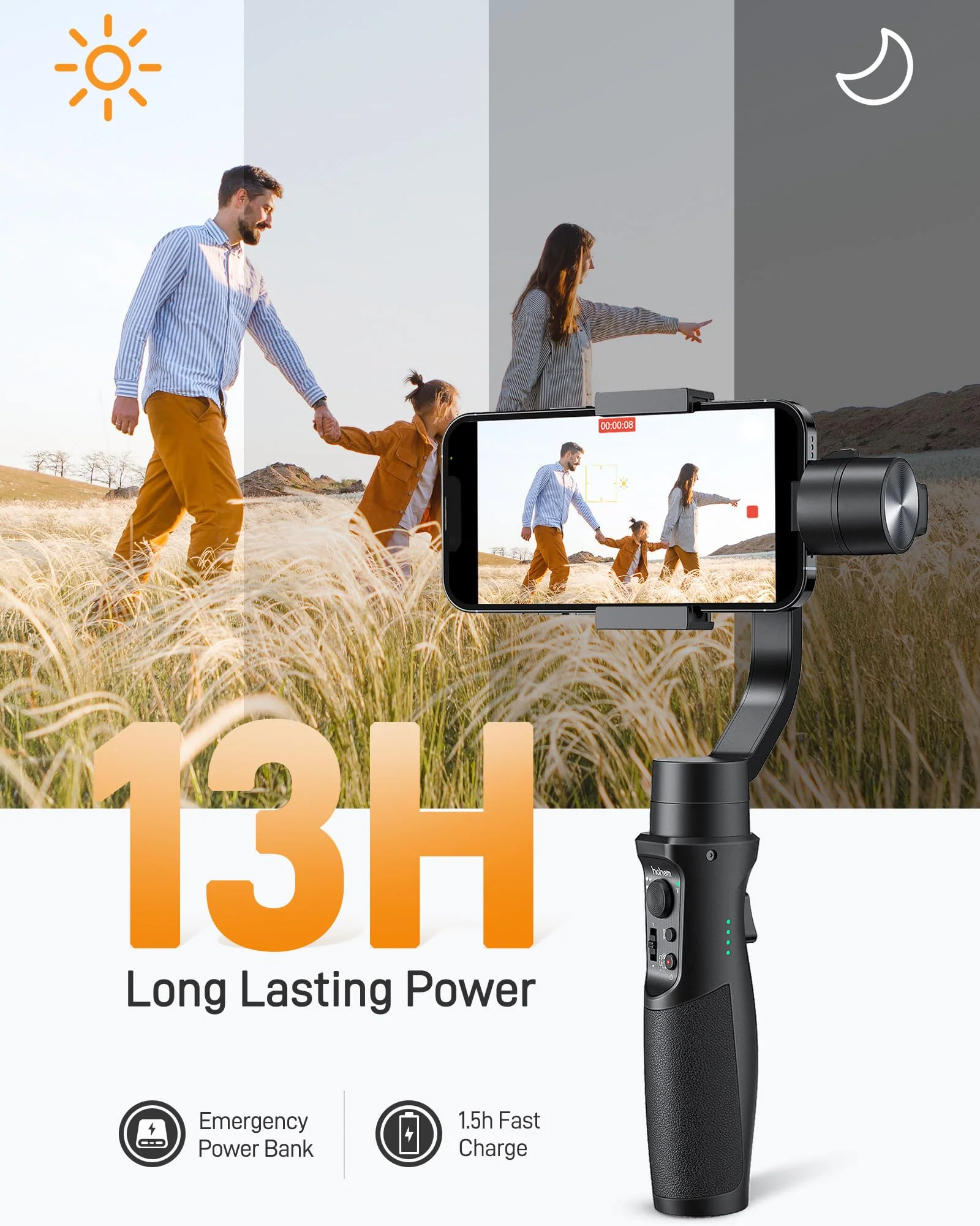 hohem iSteady Mobile Plus Gimbal Stabilizer for Smartphone
