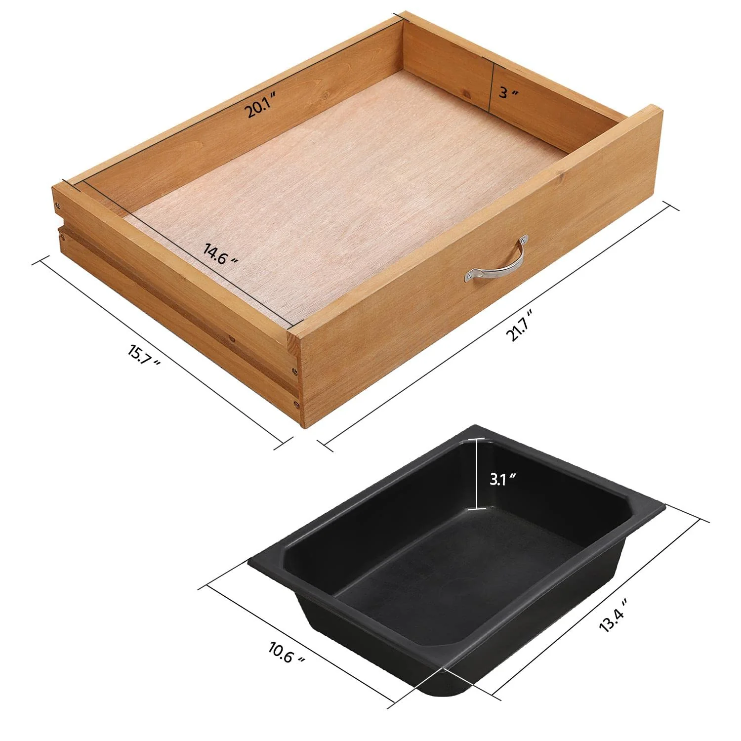 Topeakmart 45.2x17.7x47.6'' Potting Benches Outdoor Potting Table
