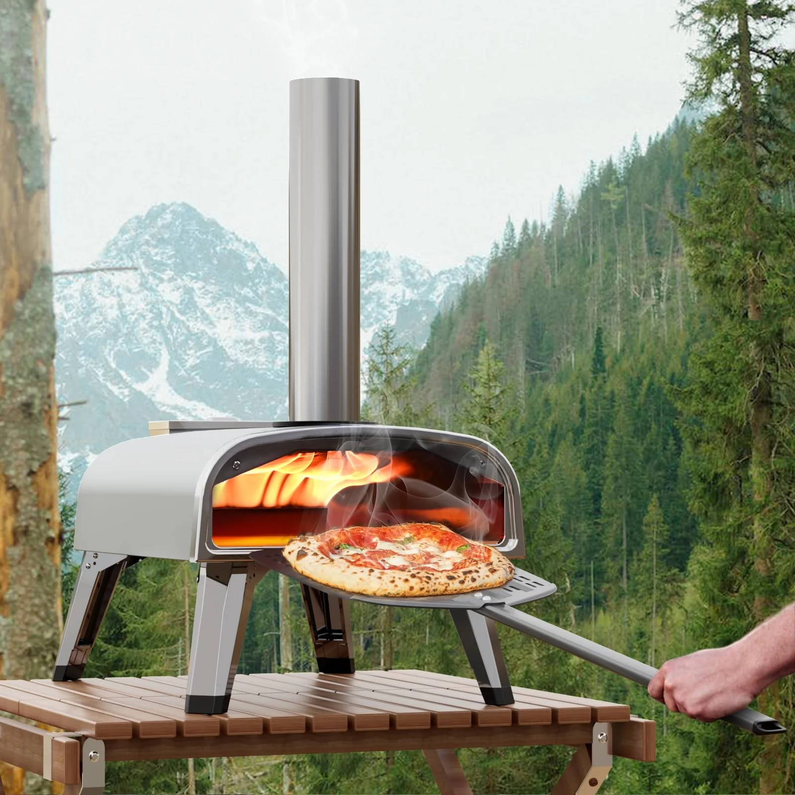 aidpiza Outdoor 12 Wood Fired Pizza Ovens