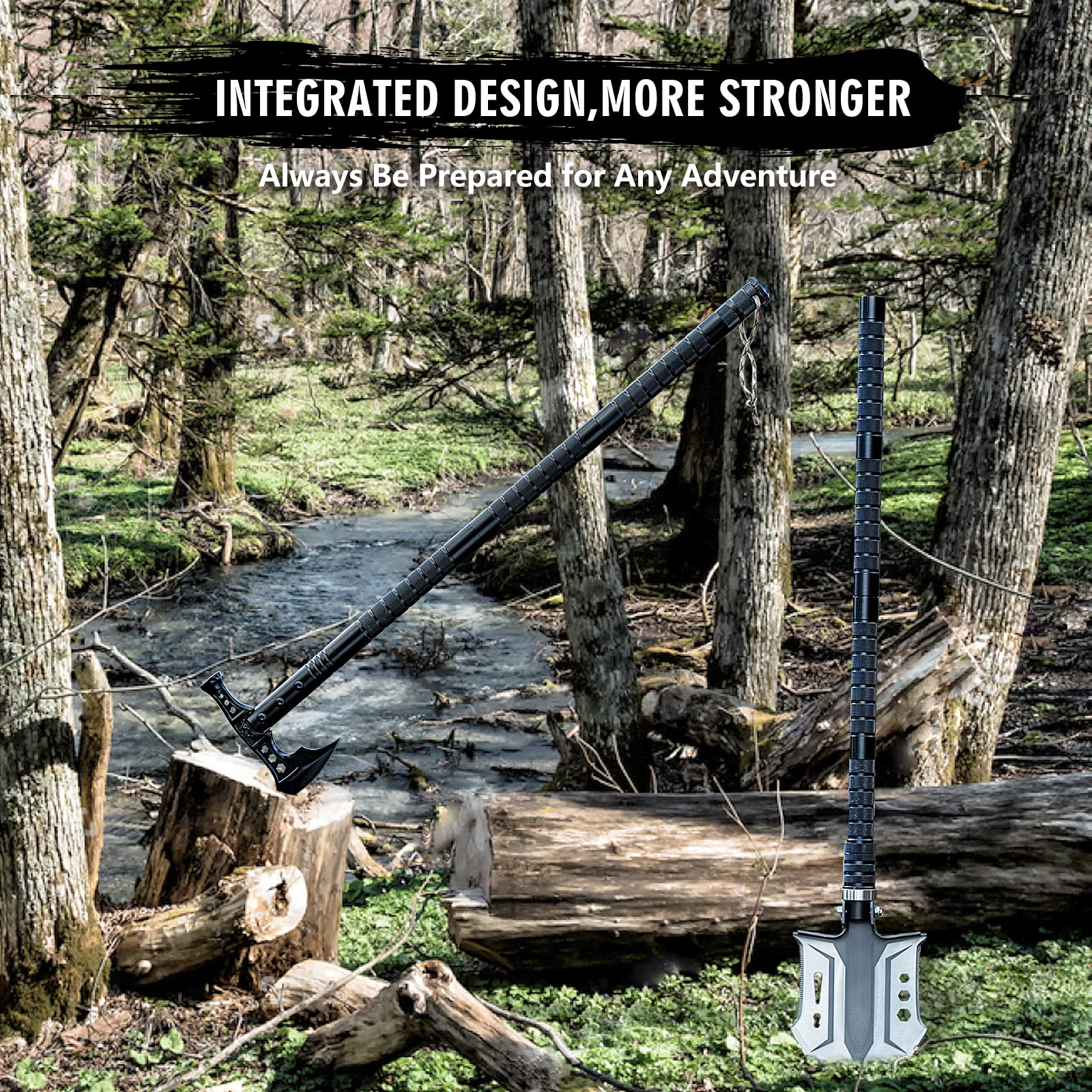 HUZSV Camping Shovel Axe Outdoor Survival Shovel Set