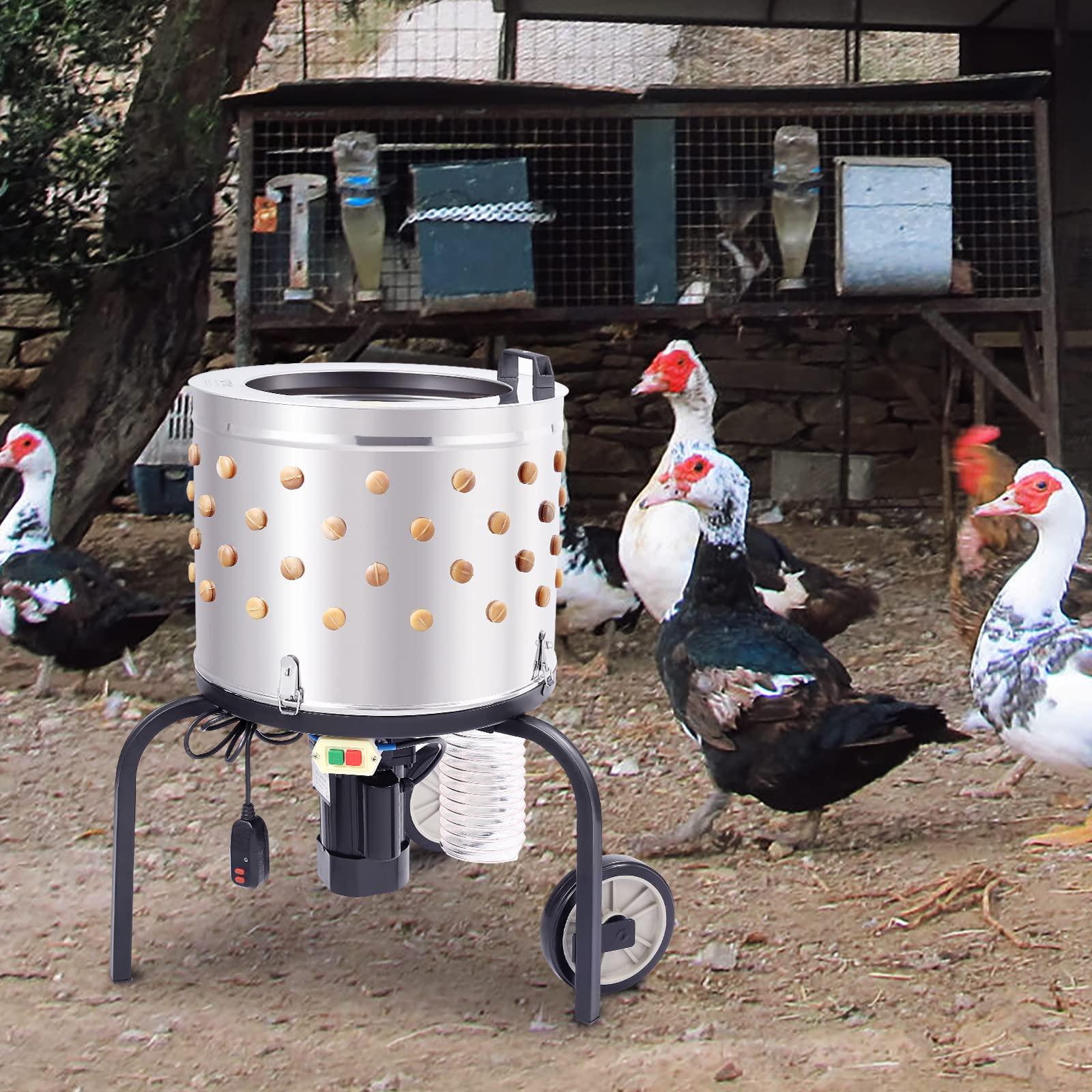 VEVOR 500W Chicken Plucker Machine with 20 Drum