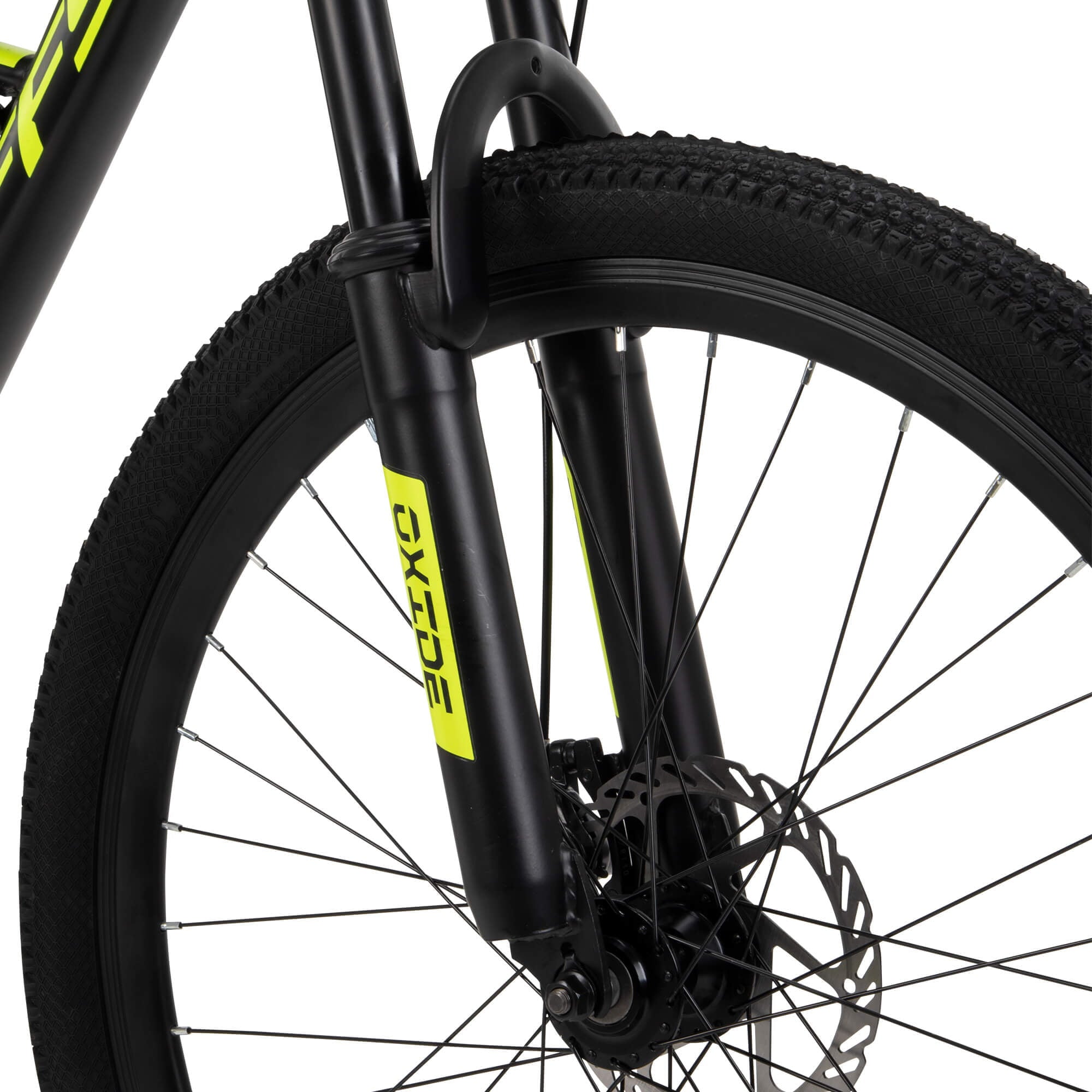 26 In. Oxide Men's Mountain Bike - Dual Suspension. Black