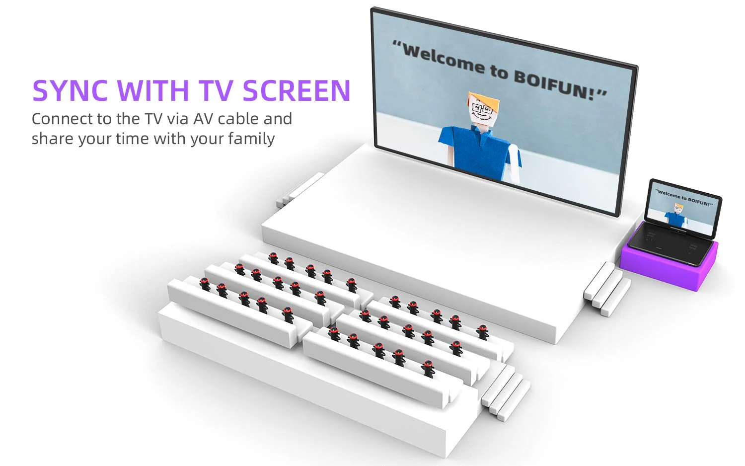 BOIFUN 17.5 Portable DVD Player with 15.6 HD Screen