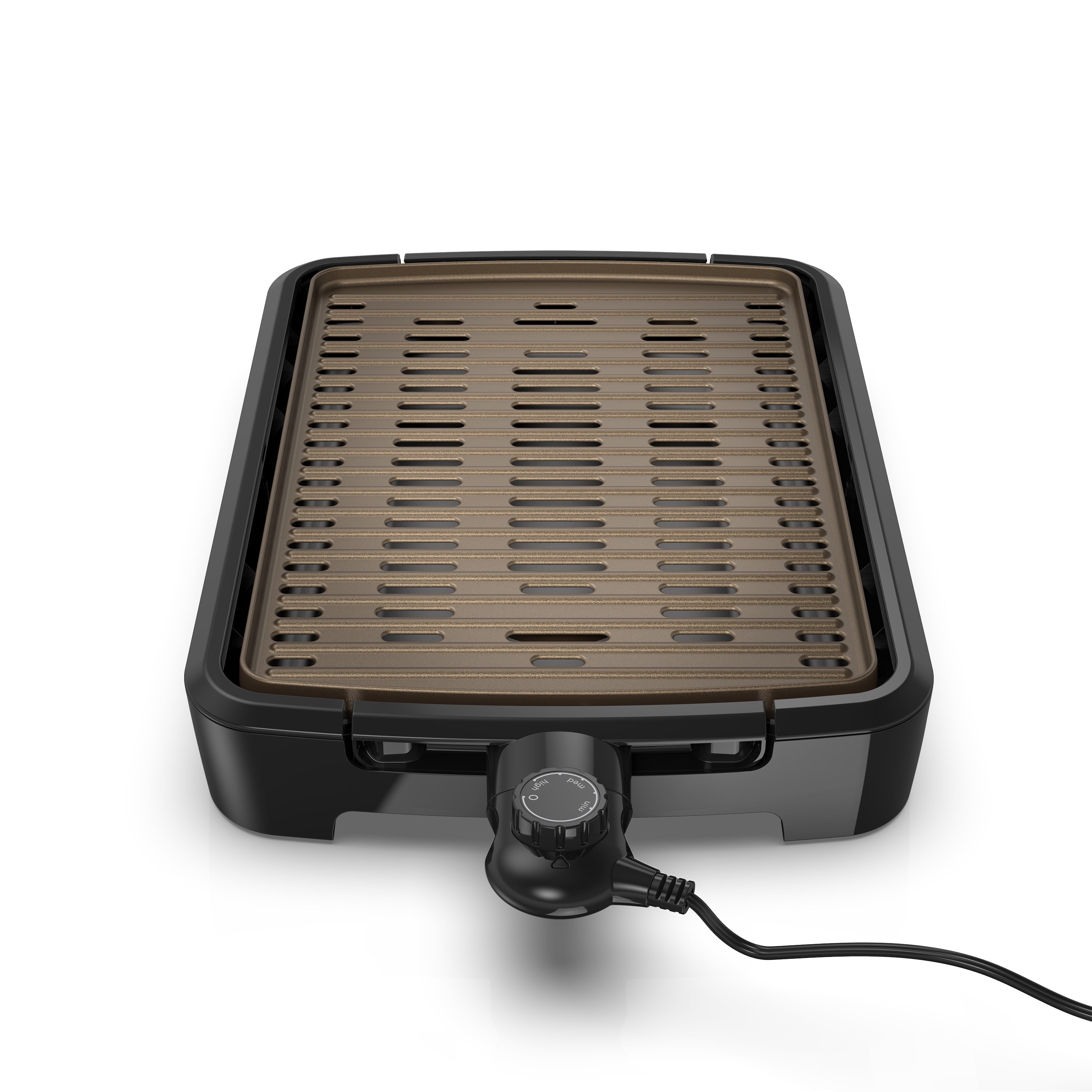 Foreman Party Size Open Grate Smokeless Grill. Black. GFS0172SB
