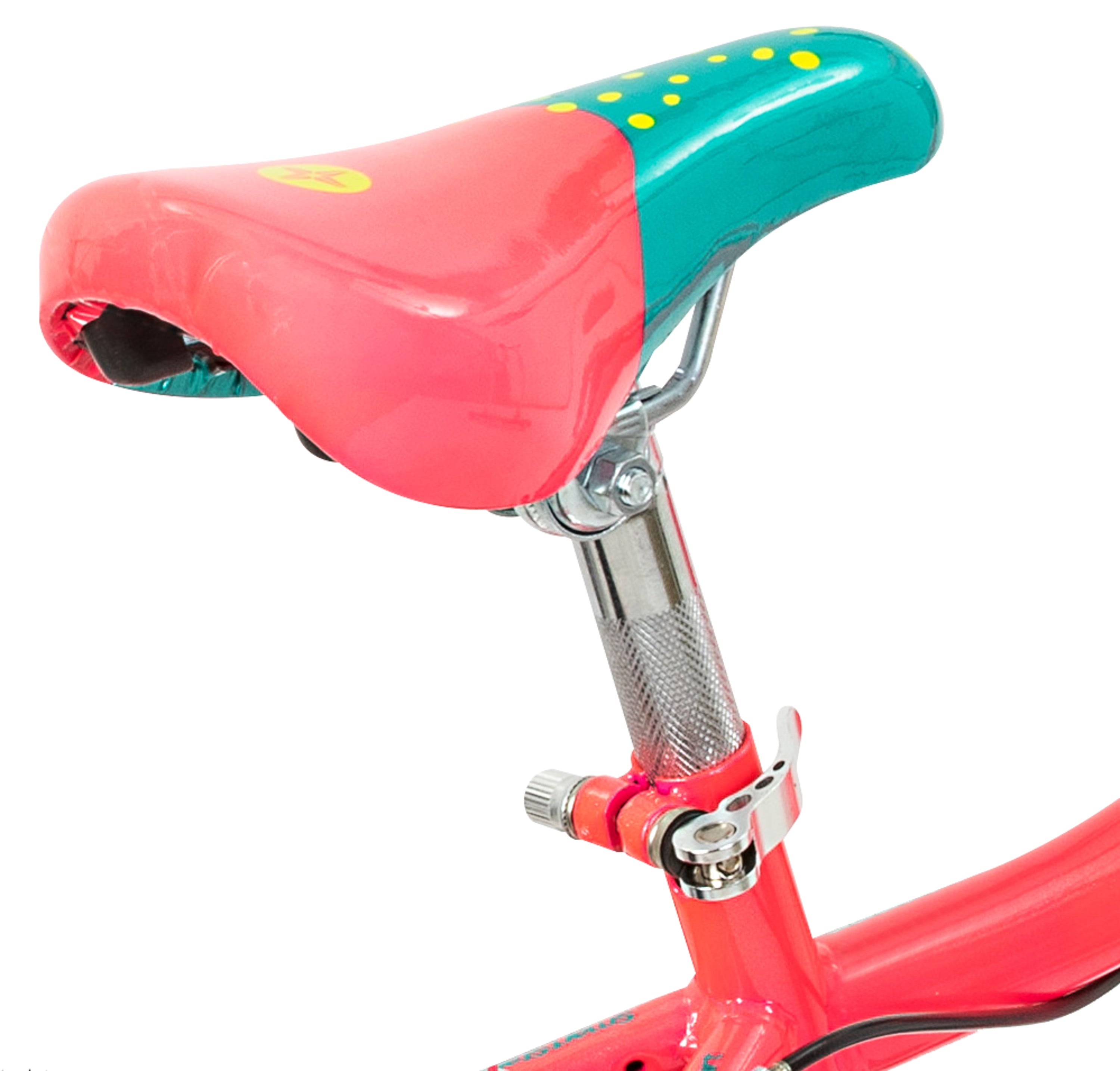 18-in. Breeze Girls Kids Bike with Basket. Pink