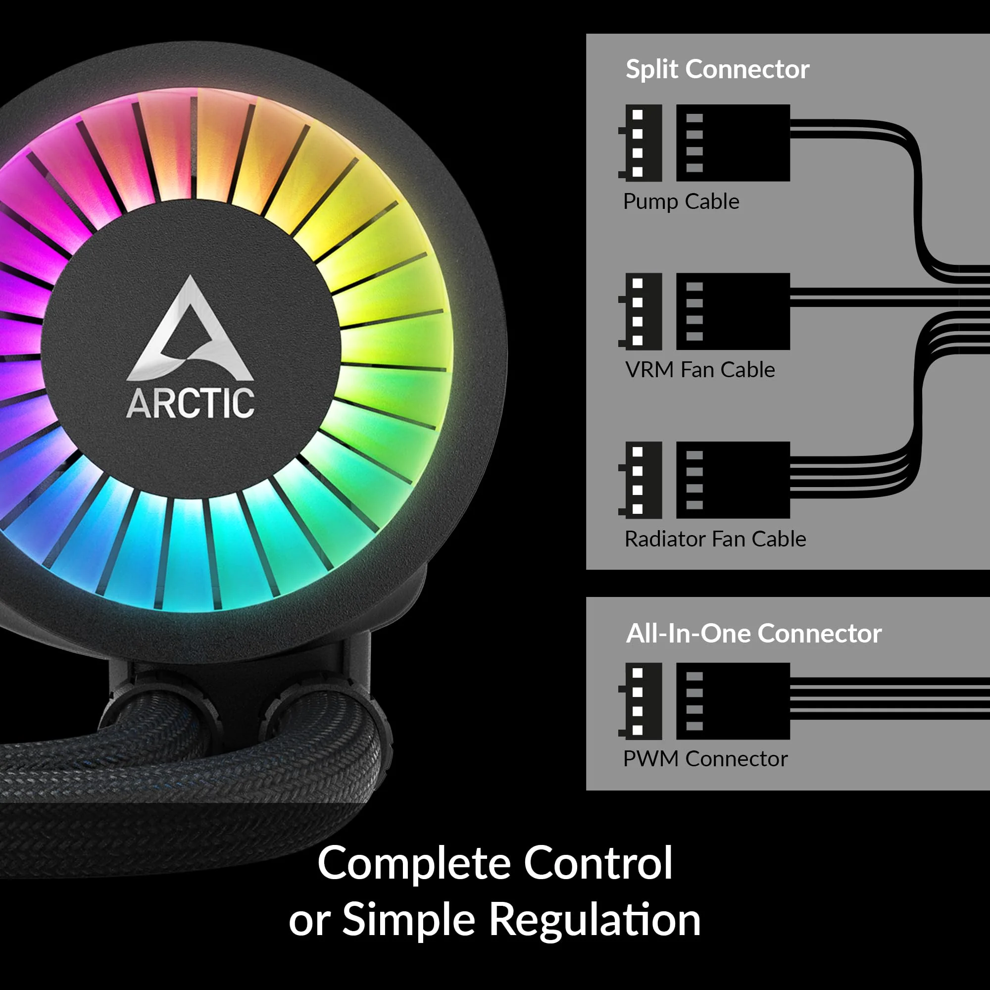 ARCTIC Liquid Freezer III 360 A-RGB. PC. CPU AIO Water Cooler