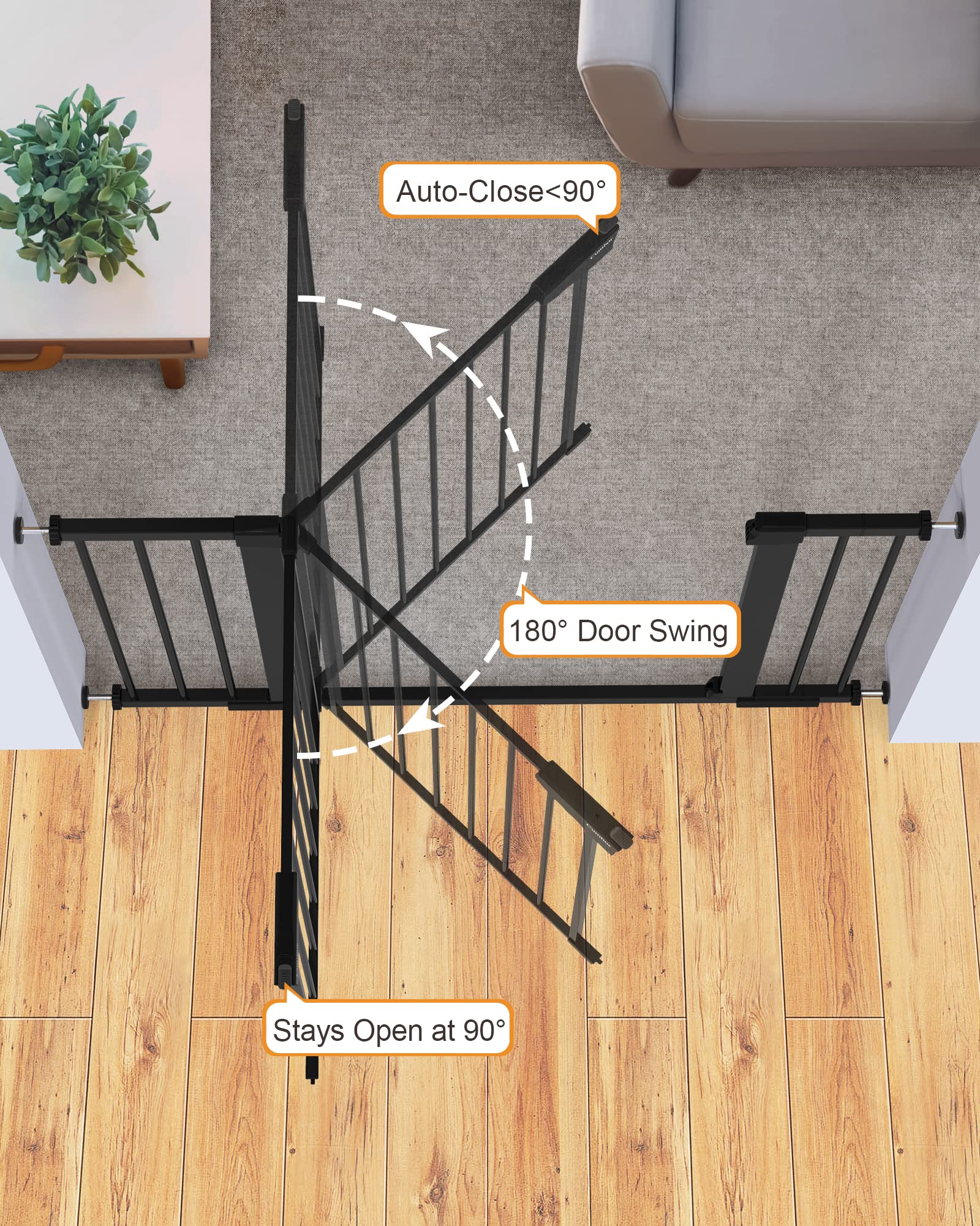 Cumbor 29.7 - 51.5 Baby Gate Extra Wide