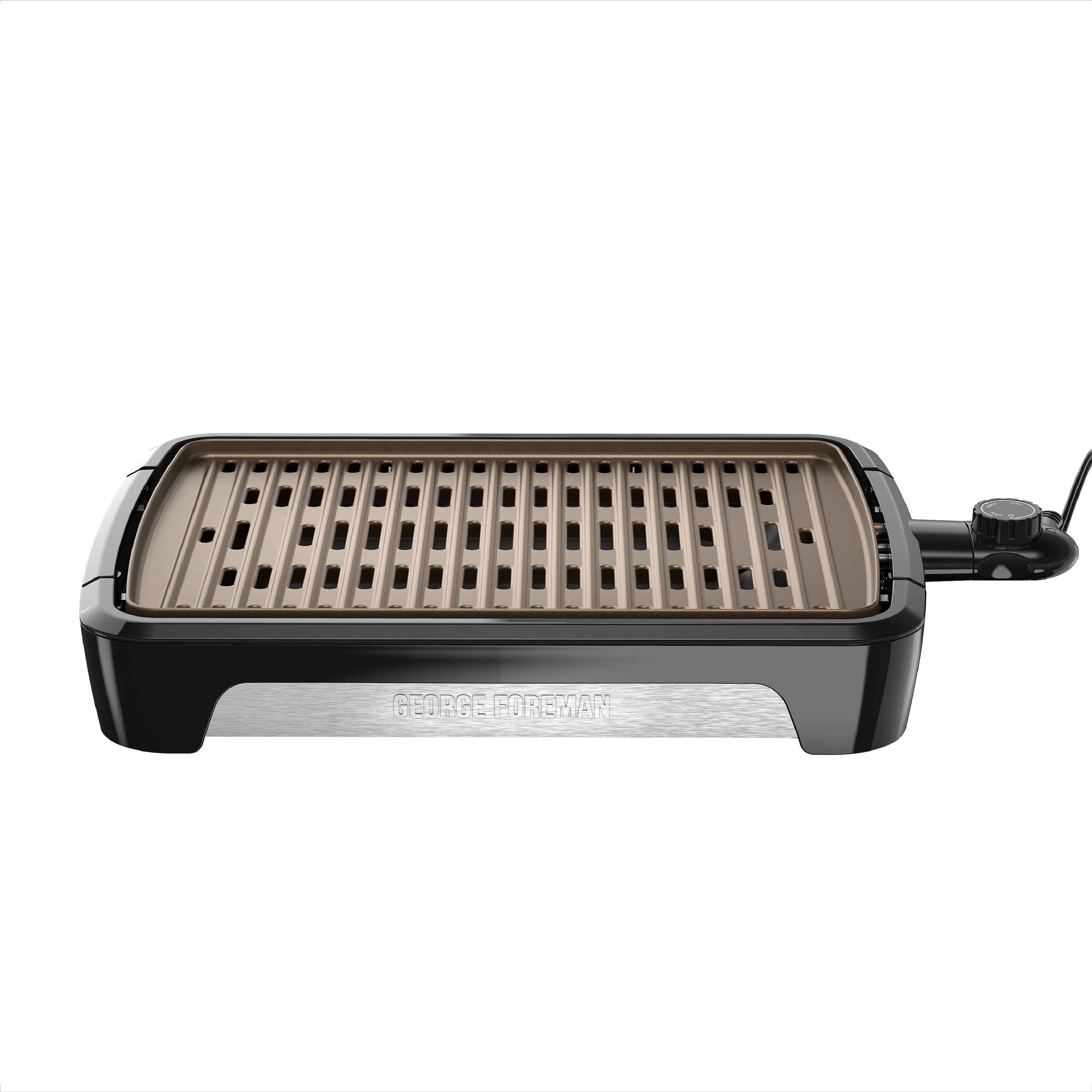 Foreman Party Size Open Grate Smokeless Grill. Black. GFS0172SB