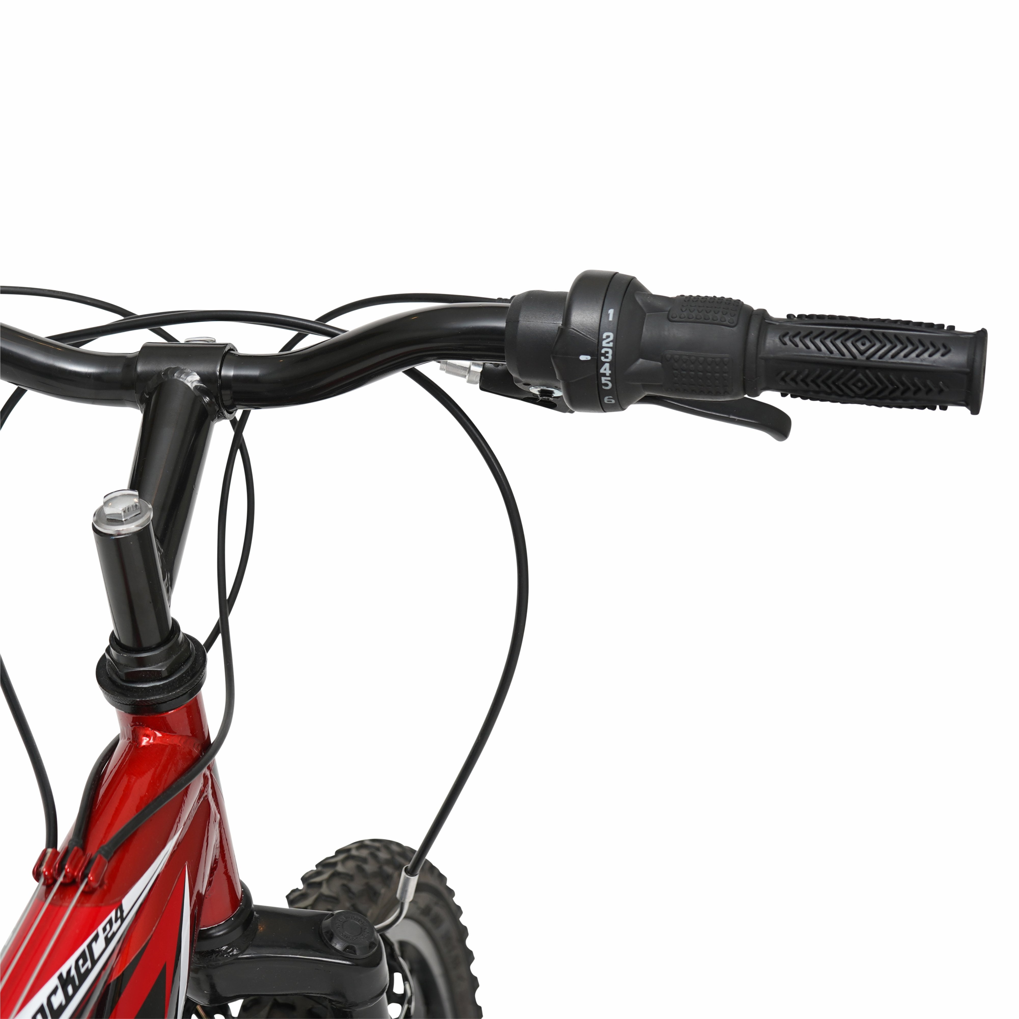 Bicycle 24 Shocker Mountain Bike. Kids. Red and Black