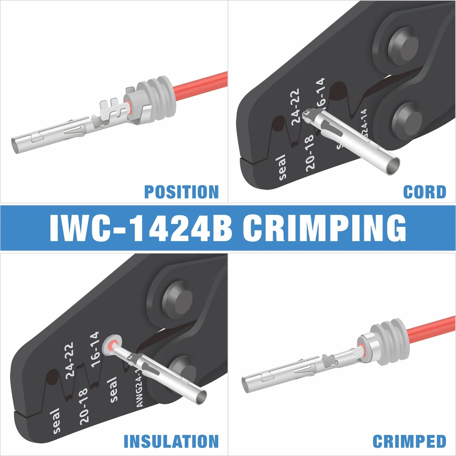 IWISS iCrimp Wire Crimping Tool Kit with Connector