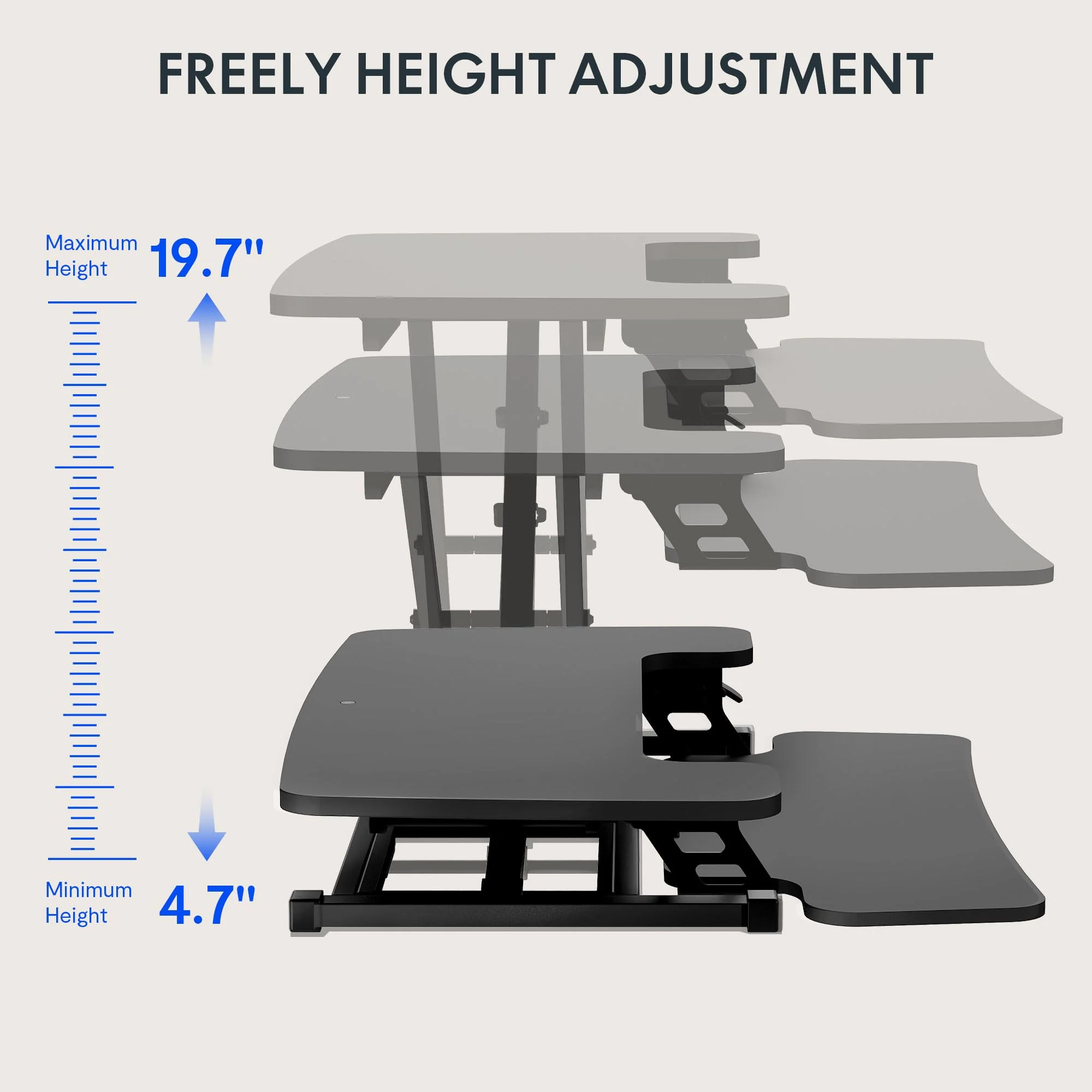 FLEXISPOT 35 Inch Adjustable Computer Workstation