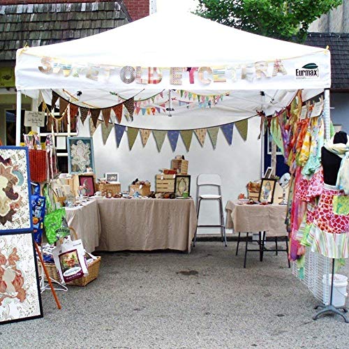 10'x10' Ez Pop Up Canopy Tent Commercial Instant Canopies with Heavy Duty Roller Bag