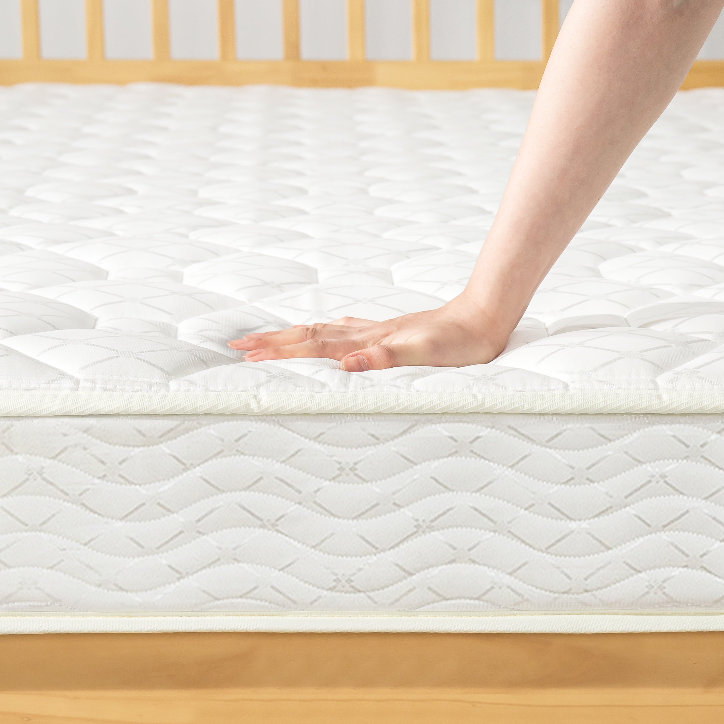 Price Mattress 6 Tight Top Bonnell Spring Mattress. Queen