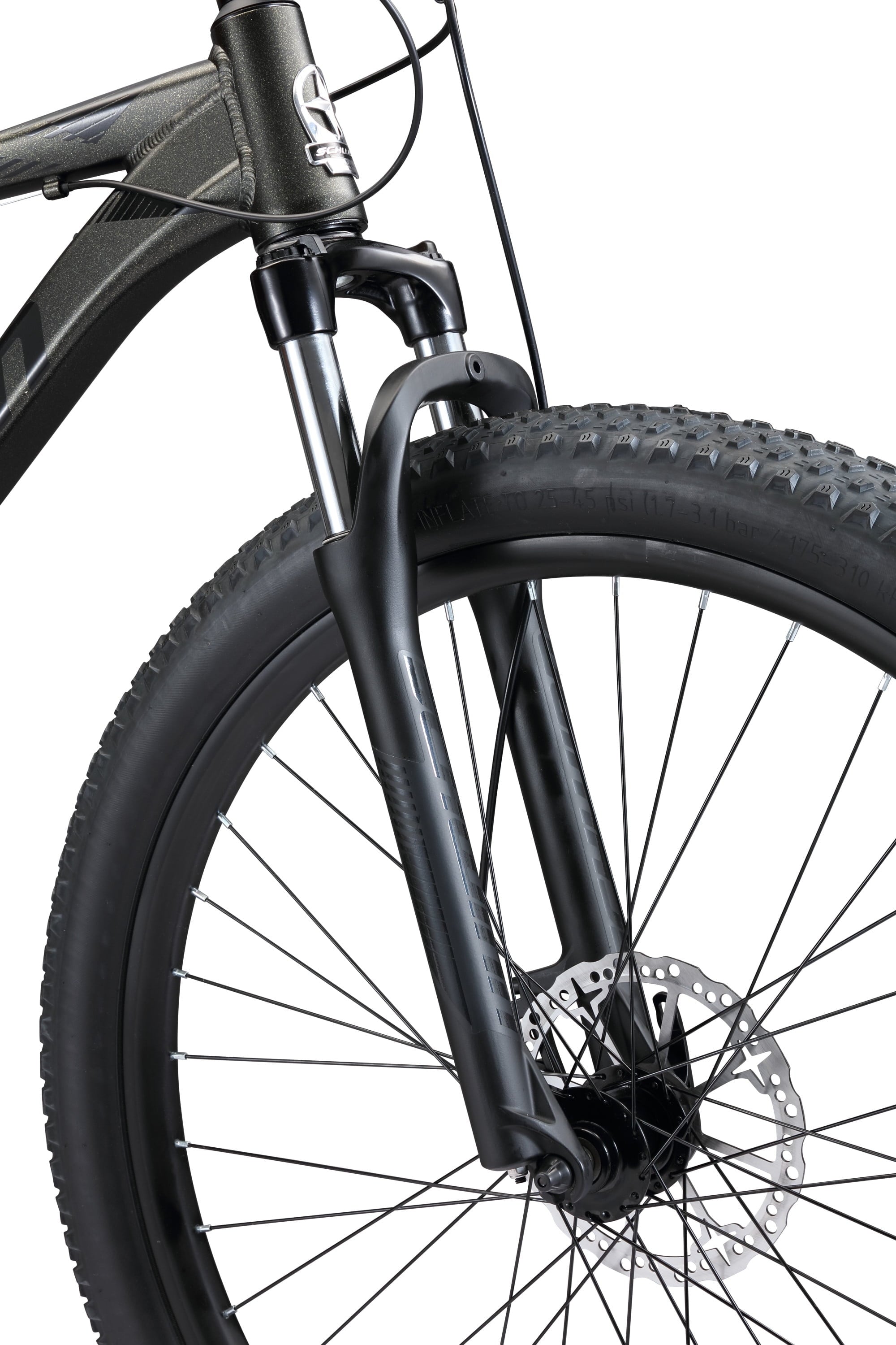 29-in. Axum Mens Mountain Bike. 19-in Frame. 8 Speeds. Black