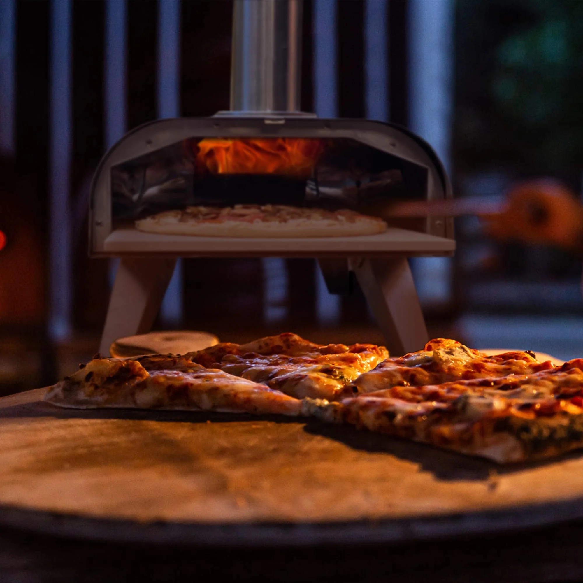 BIG HORN OUTDOORS Portable Stainless Steel Pizza Grill Oven
