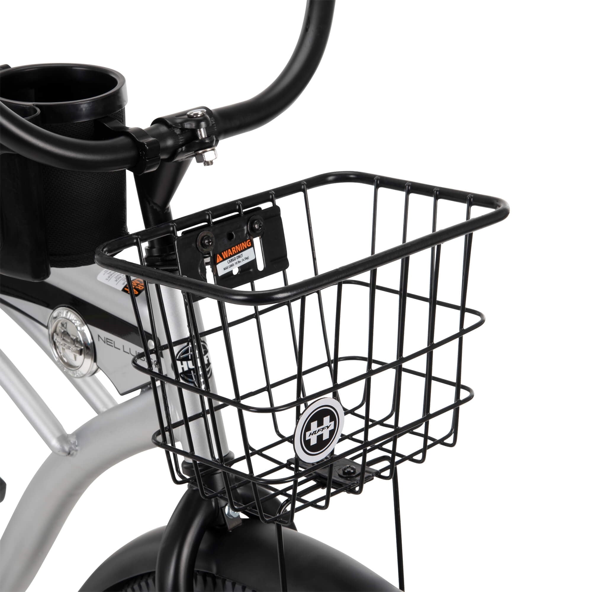 26 In. Nel Lusso Men¡¯s Beach Cruiser Bike. Silver
