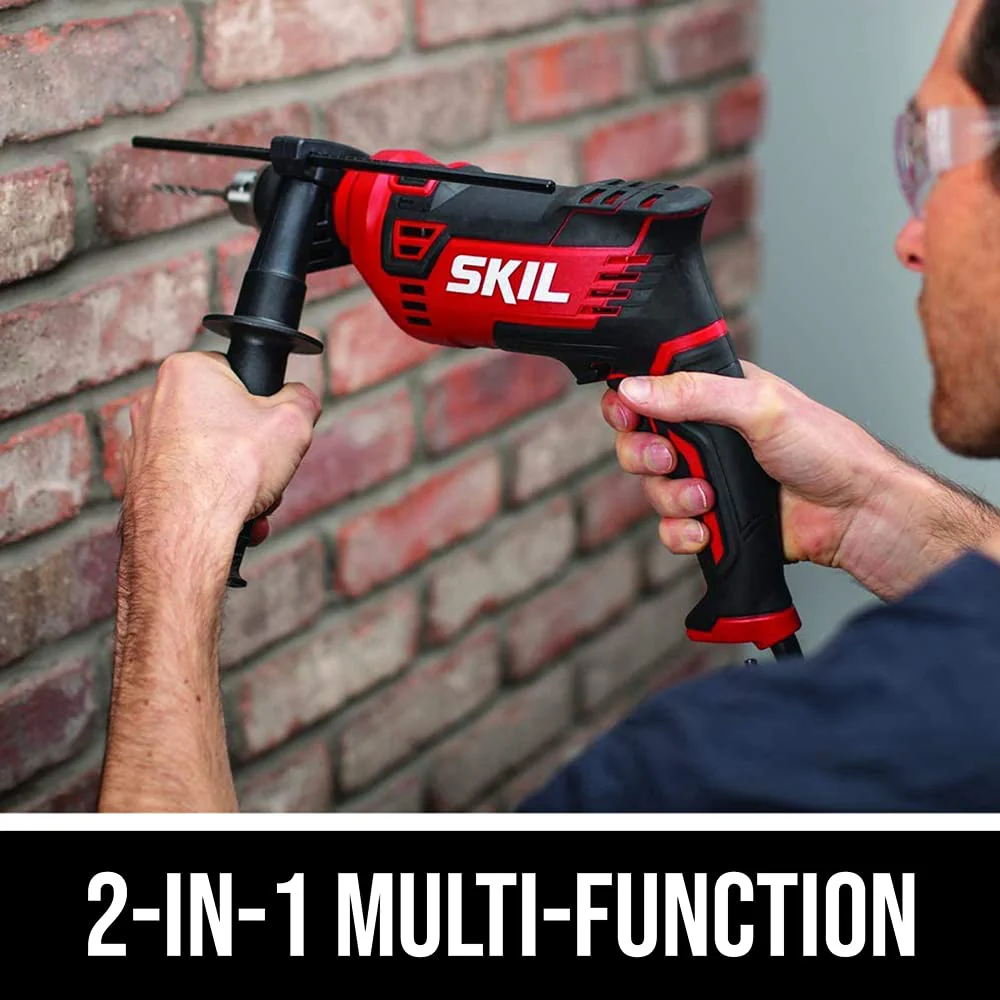 Skil 7.5 Amp 1/2-in Corded Hammer Drill with 100pcs Drill Bit Set