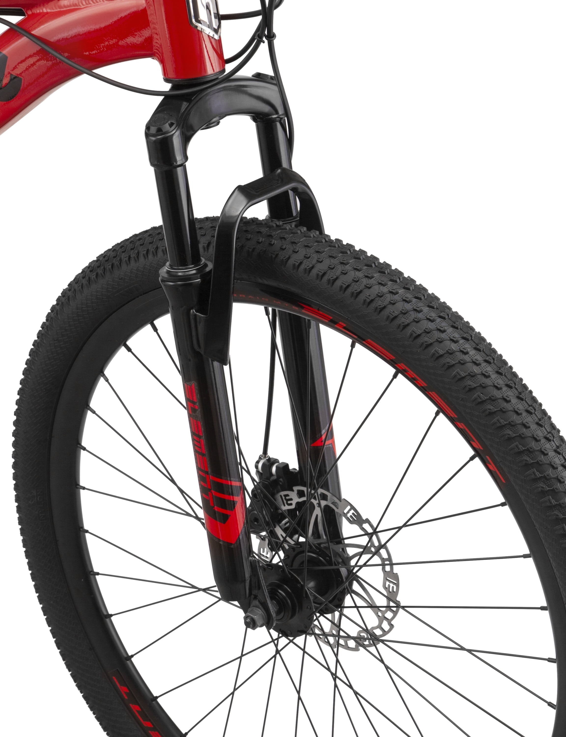 26-in. Durham Unisex Mountain Bike. Red and Black. 21 Speeds