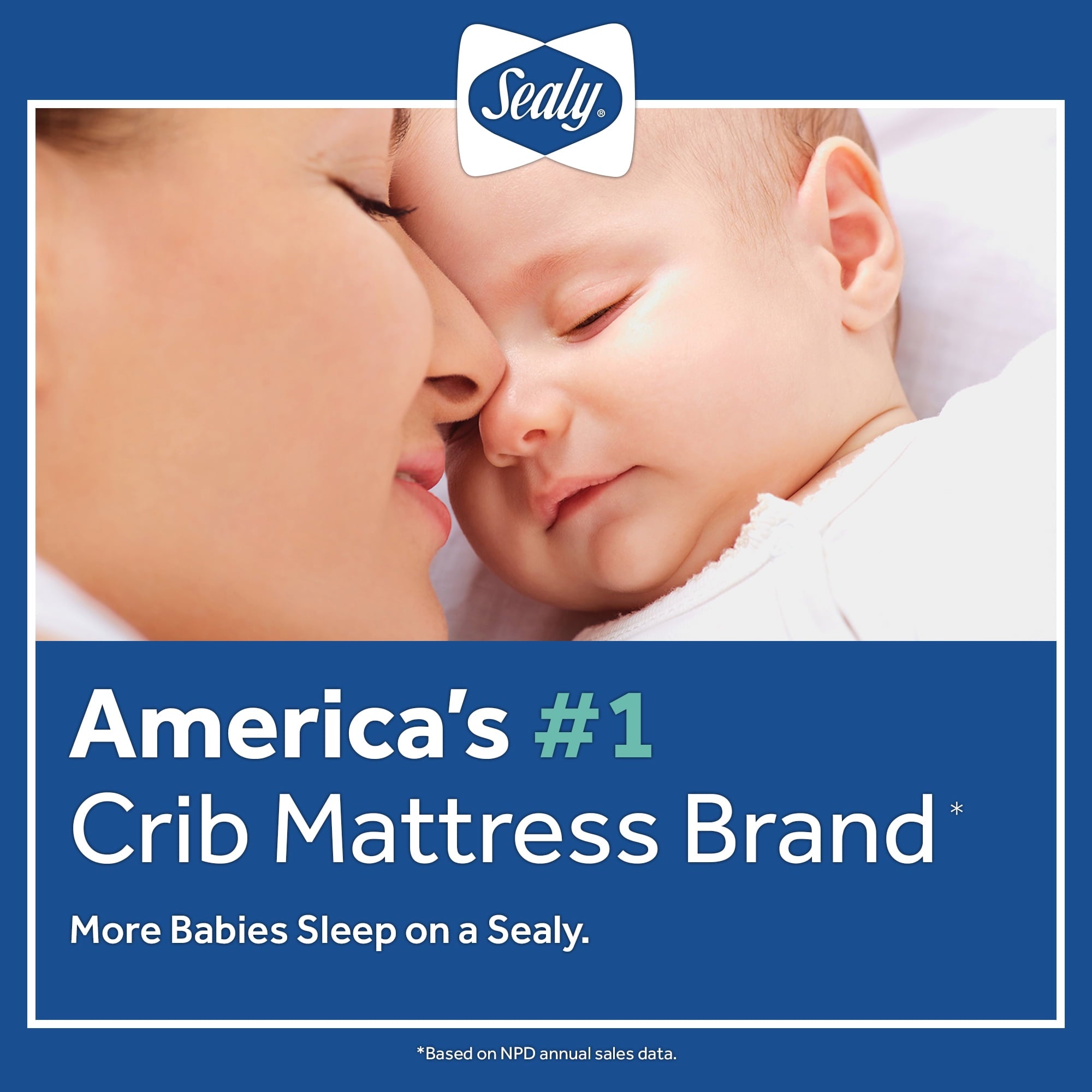Ortho Rest Premium 2-Stage150 Coil Crib and Toddler Mattress. Gray