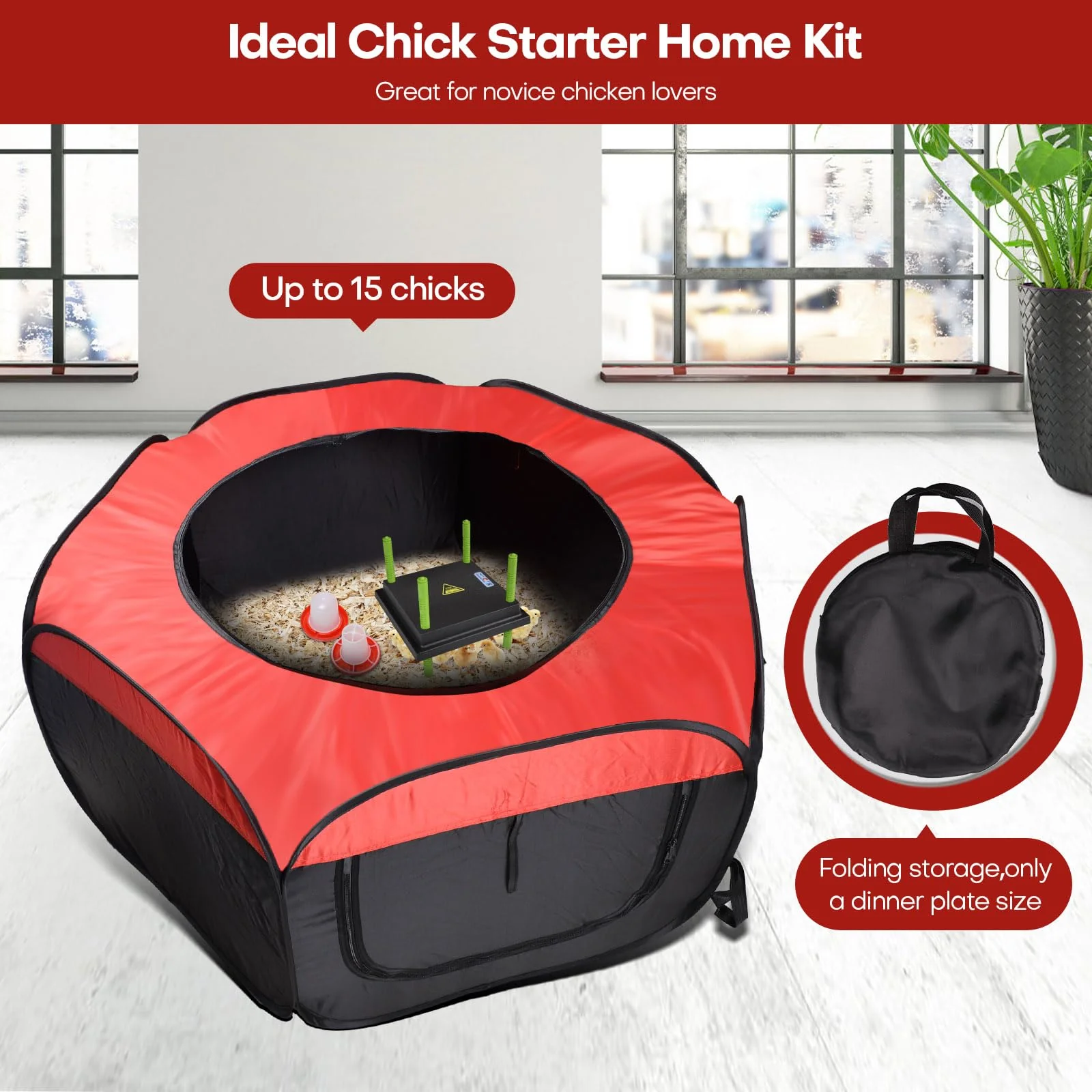 Tetuga Chicken Brooder Box for Chick Starter Kit