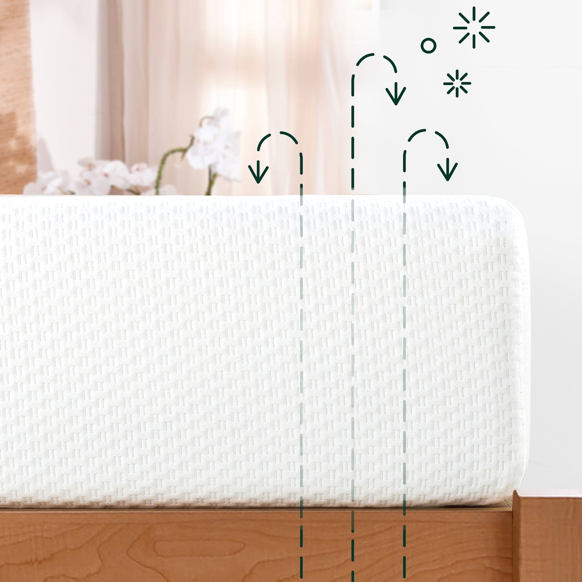 Sensations by Zinus Serenity 8 Memory Foam Mattress. Twin
