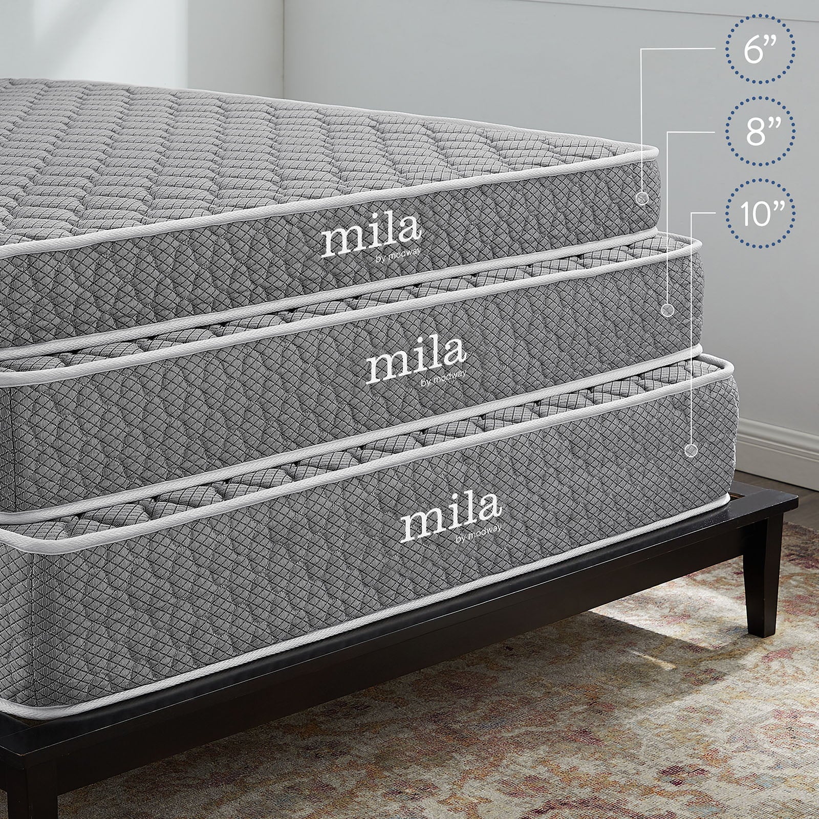 Mila Firm 8 Memory Foam Twin Mattress