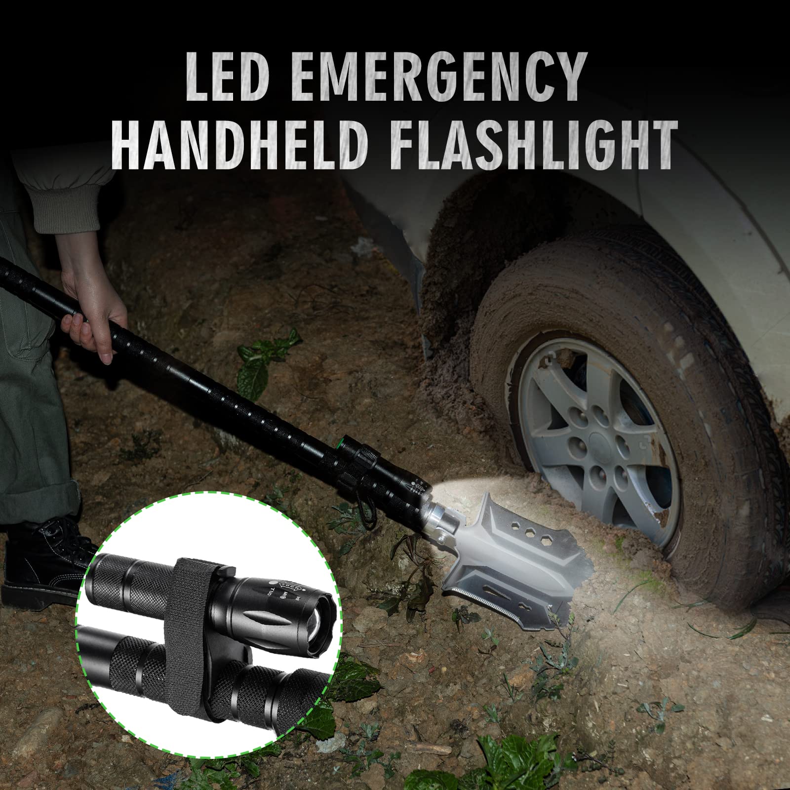 HUZSV Camping Shovel Axe Outdoor Survival Shovel Set