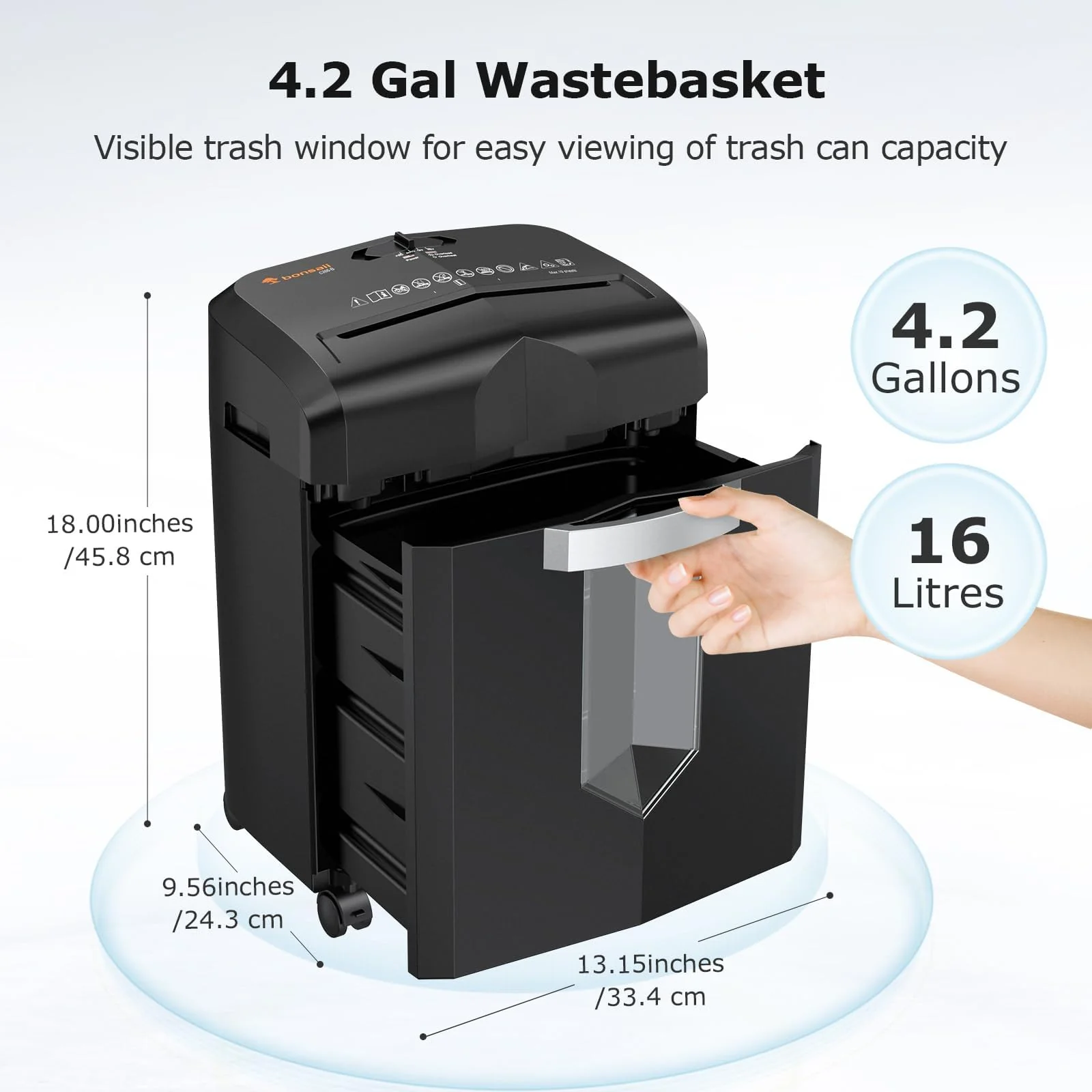 Bonsaii 12-Sheet Micro Cut Shredders for Home Office