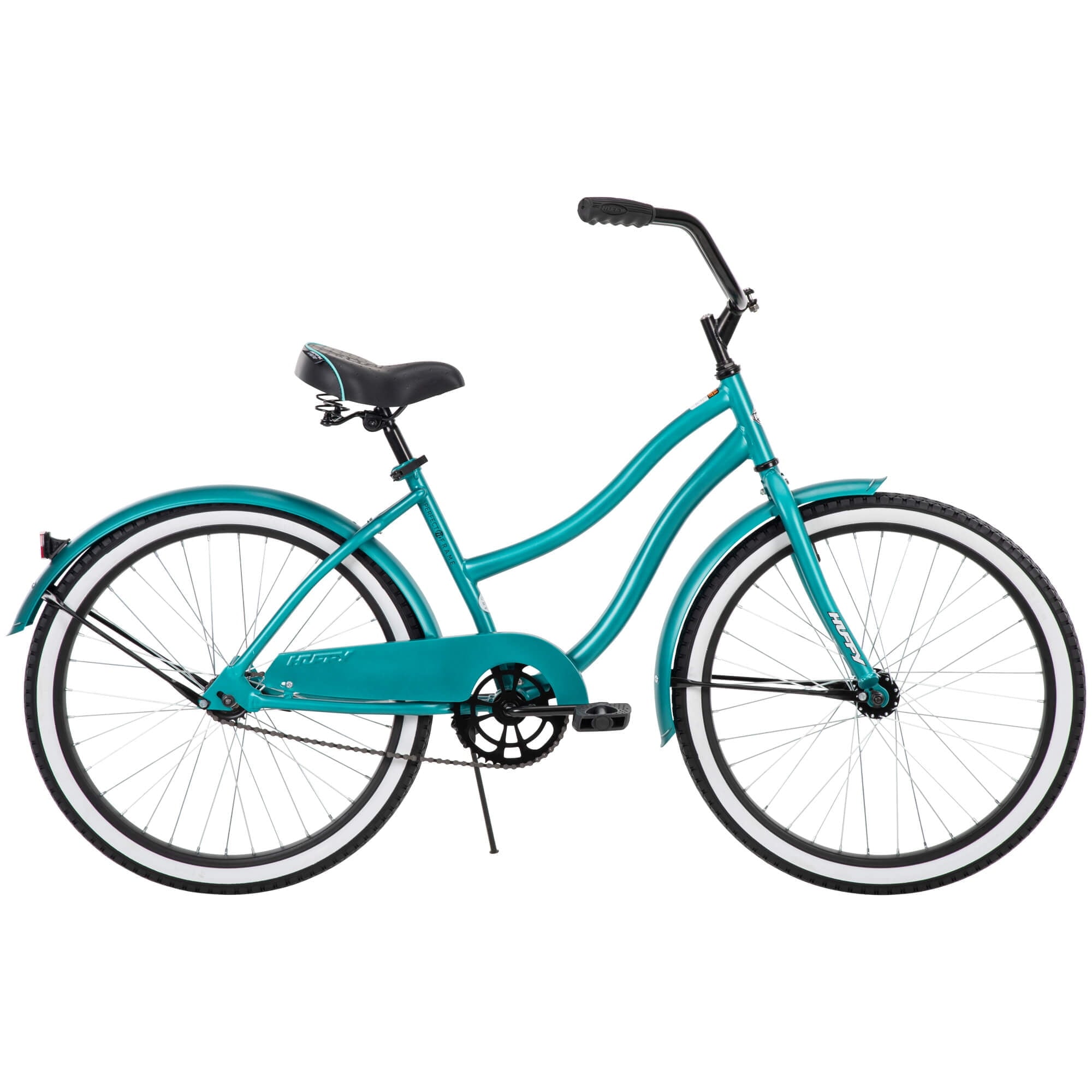 24¡± Cranbrook Girls Beach Cruiser Bike for Women. Emerald Green