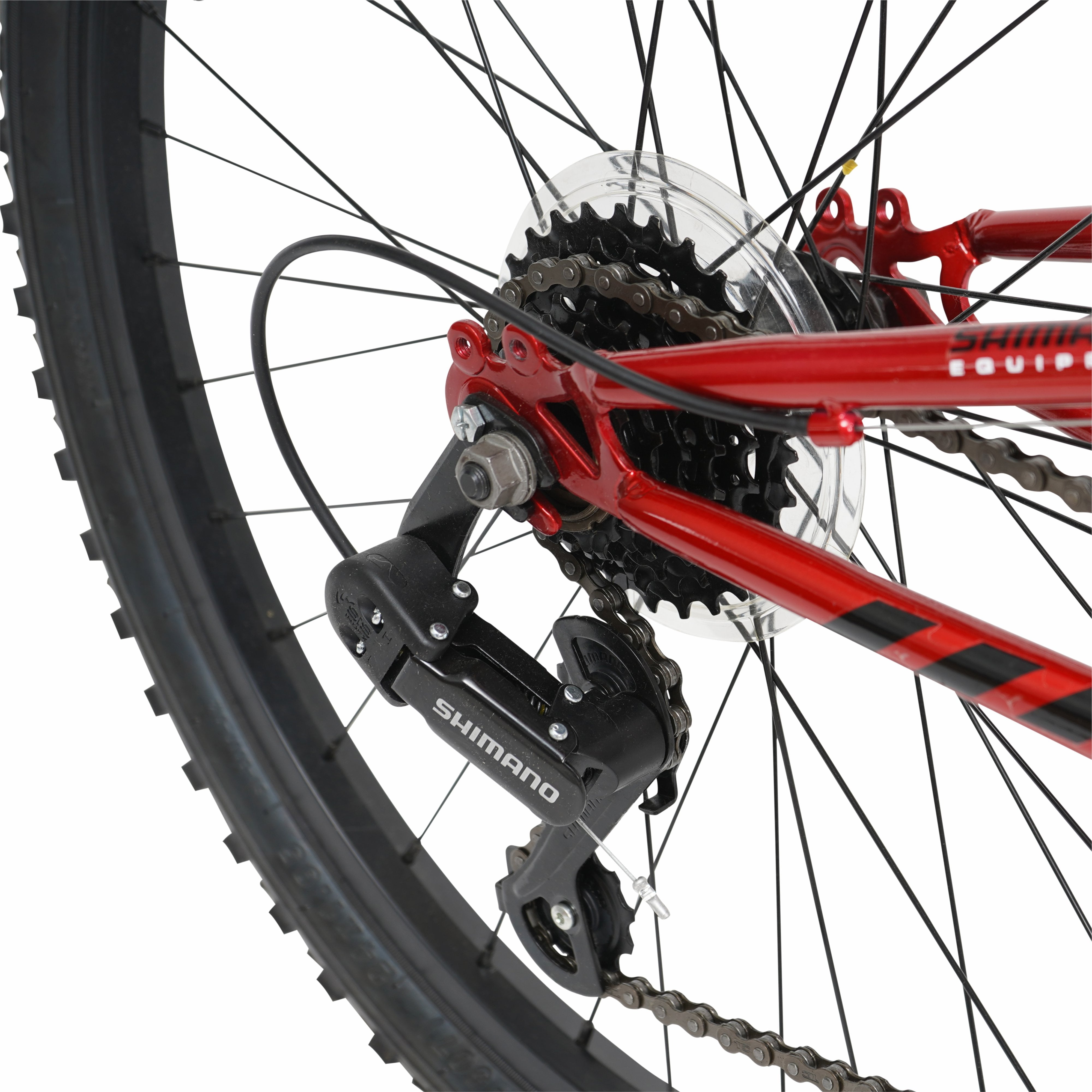 Bicycle 24 Shocker Mountain Bike. Kids. Red and Black