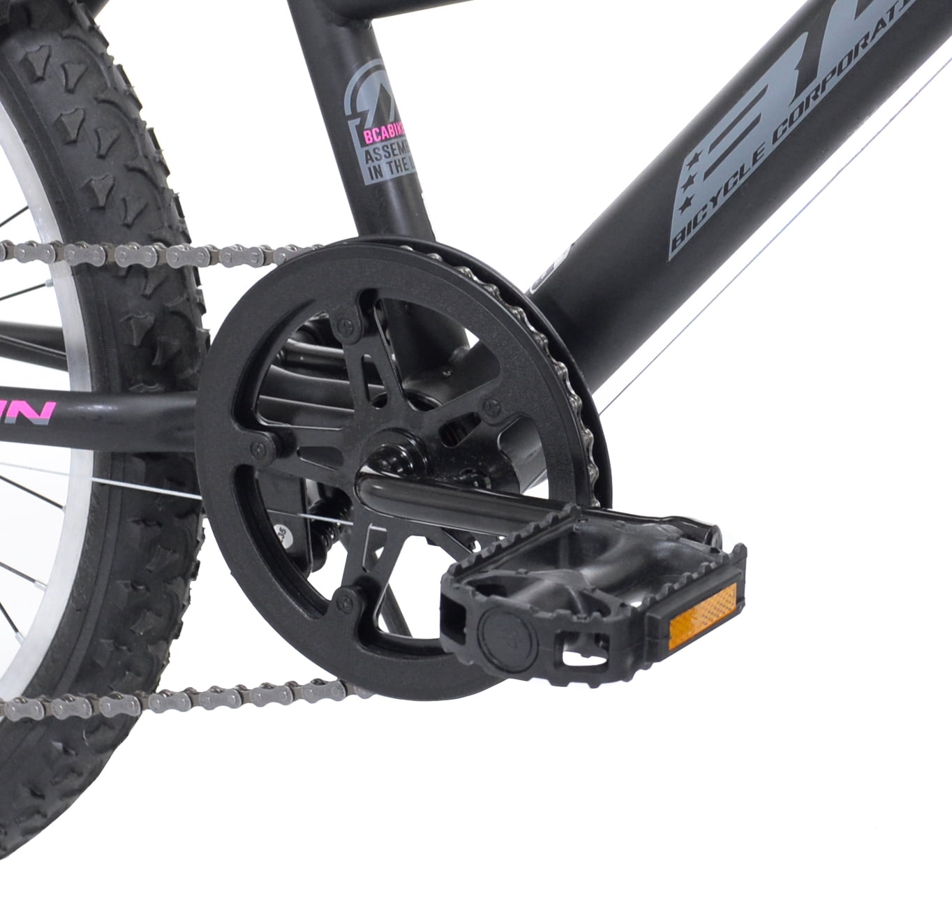 20-inch Girl's Kobra Mountain Child Bicycle. Black/Pink