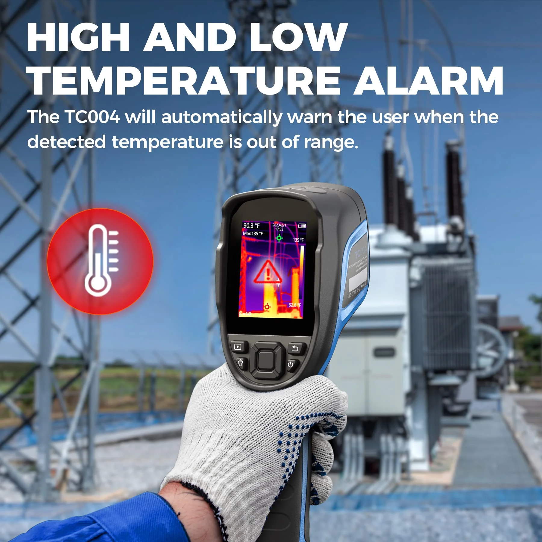 TOPDON Thermal Imaging Camera. 256 x 192 IR High Resolution