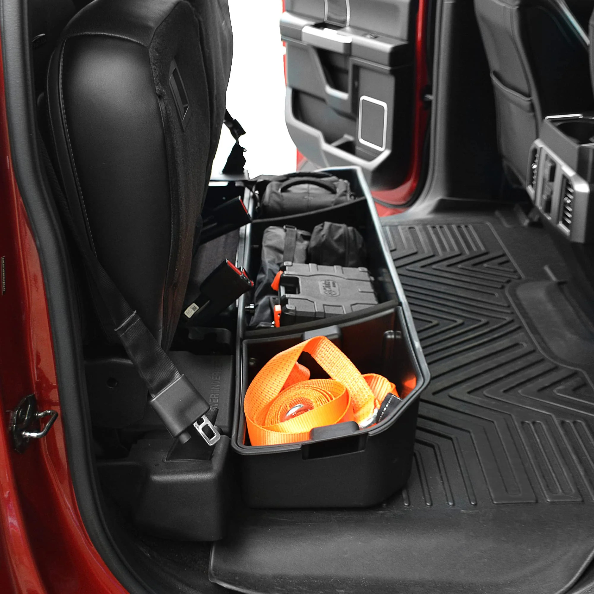 oEdRo Under Seat Storage Box Compatible with 2015-2024 Ford