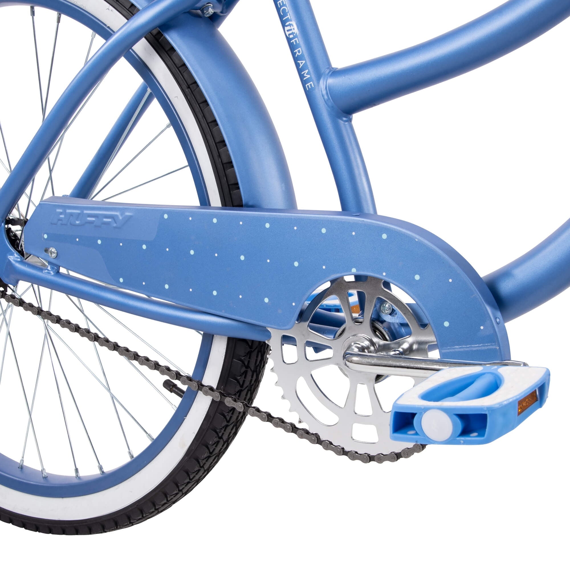24 Cranbrook Girls' Cruiser Bike with Perfect Fit Frame. Periwinkle