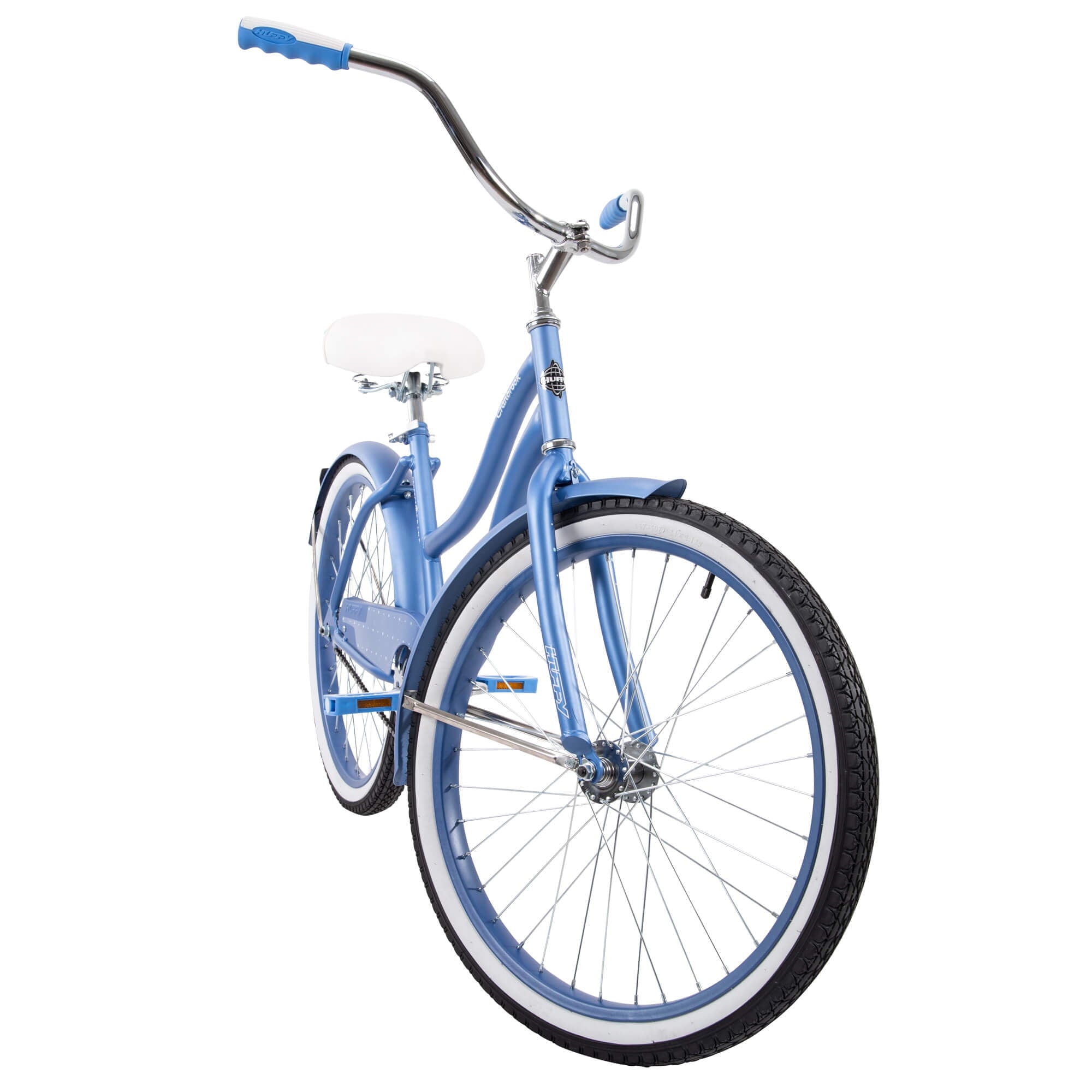 24 Cranbrook Girls' Cruiser Bike with Perfect Fit Frame. Periwinkle