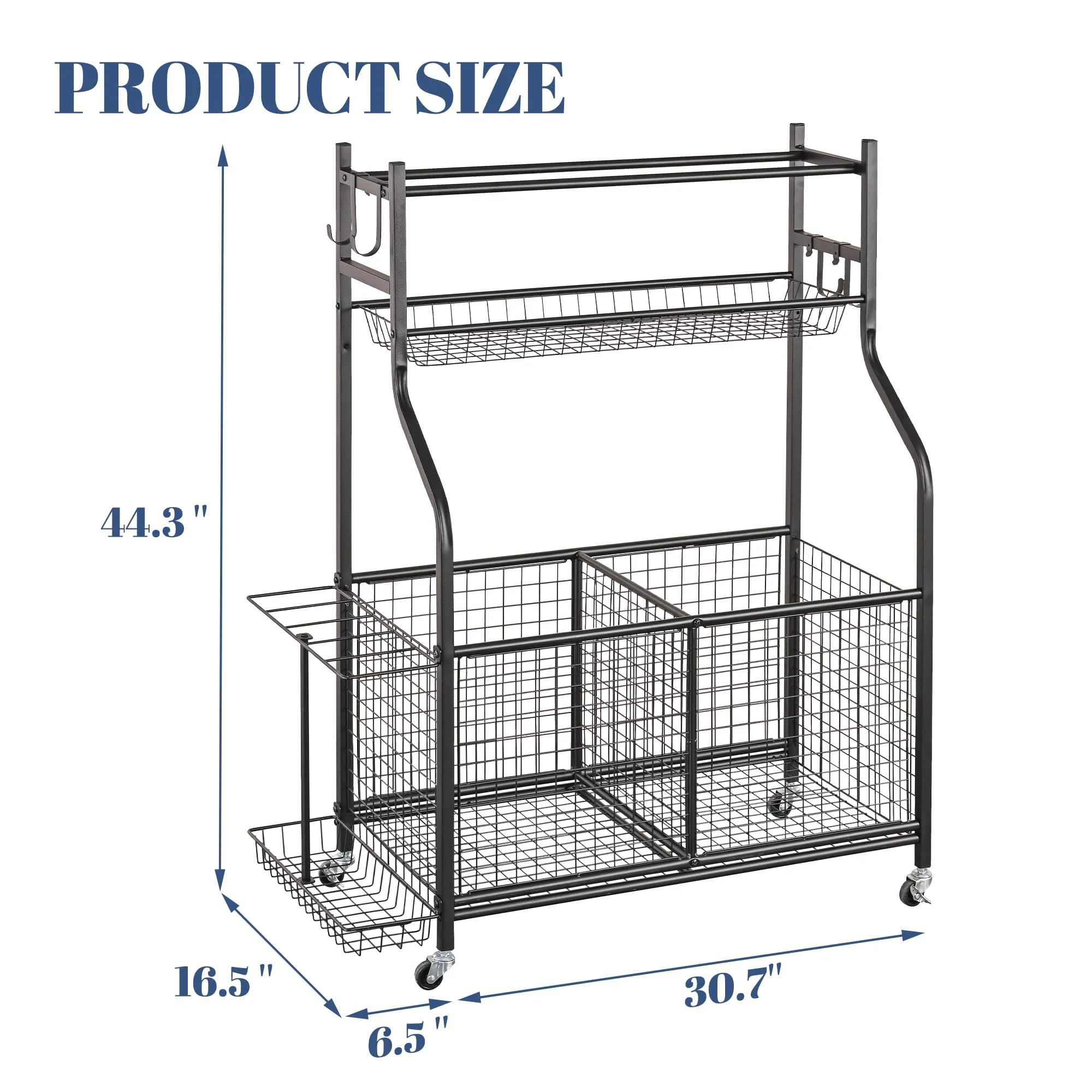 Mythinglogic Sports Equipment Garage Organizer