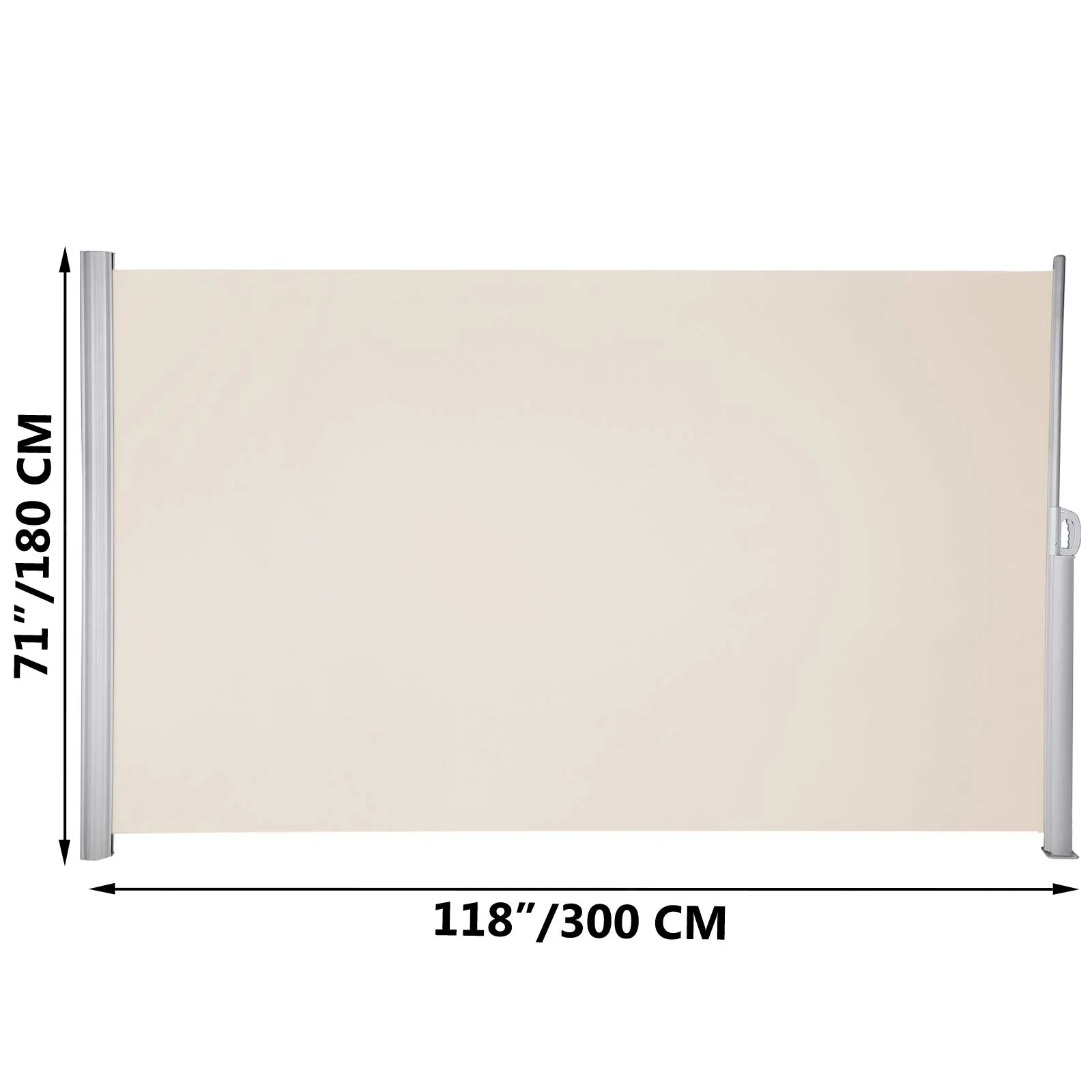 VEVOR Retractable Side Awning. Outdoor Privacy Screen