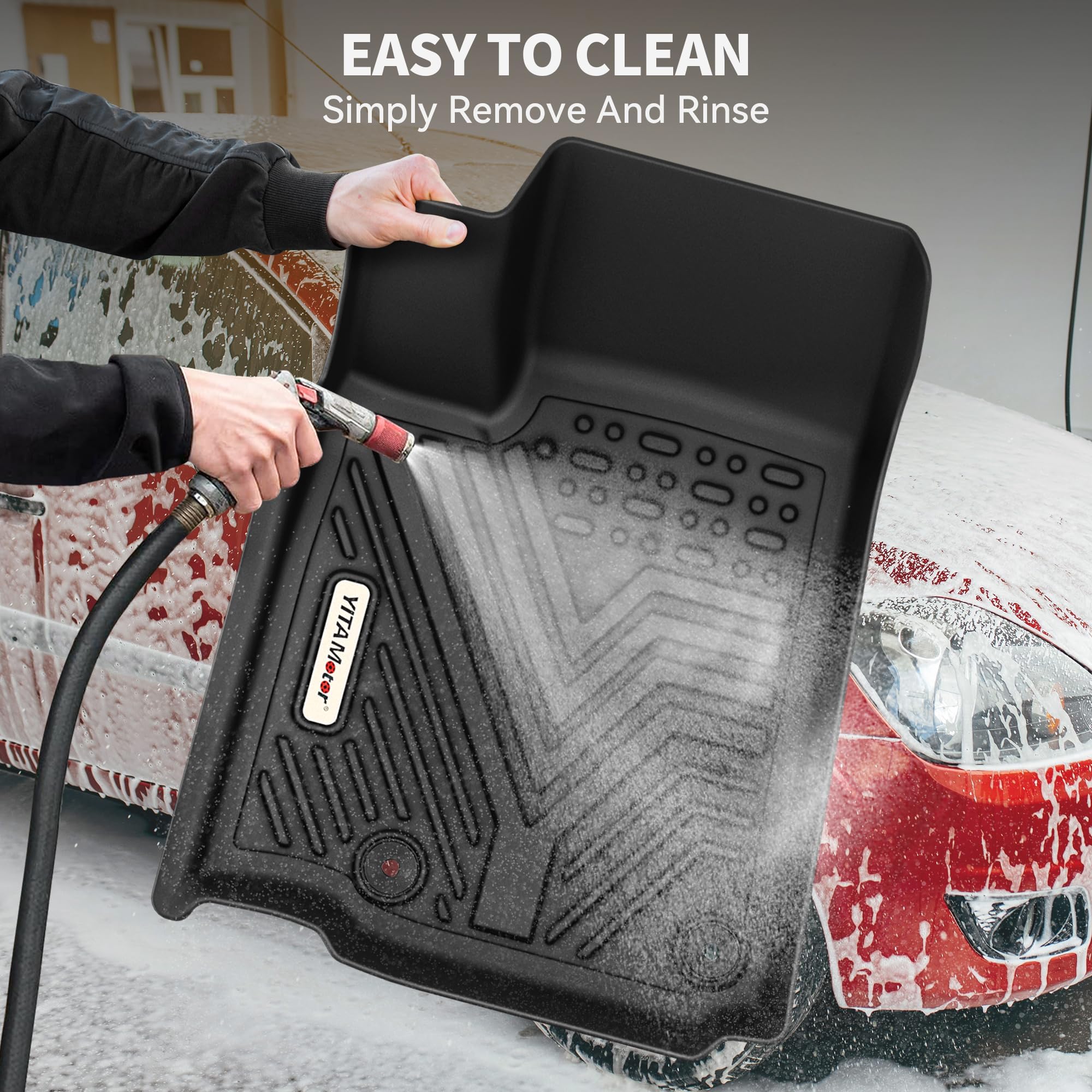 YITAMOTOR Floor Mats Compatible with 2015-2024 Ford F-150