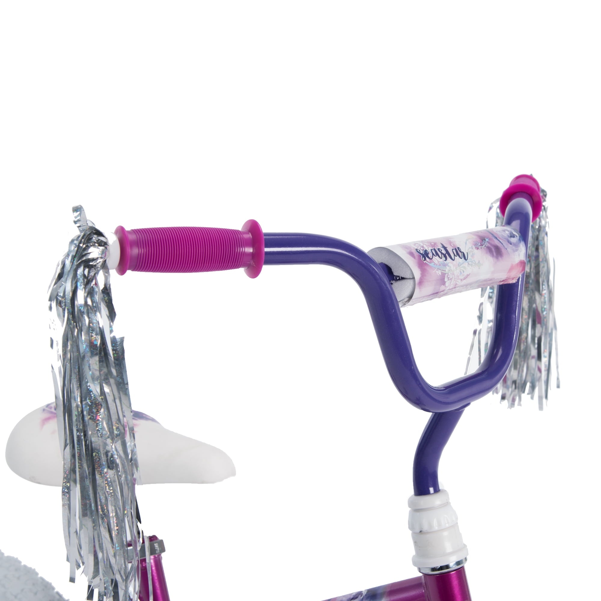 16 in. Sea Star Girl Kids Bike. Metallic Purple