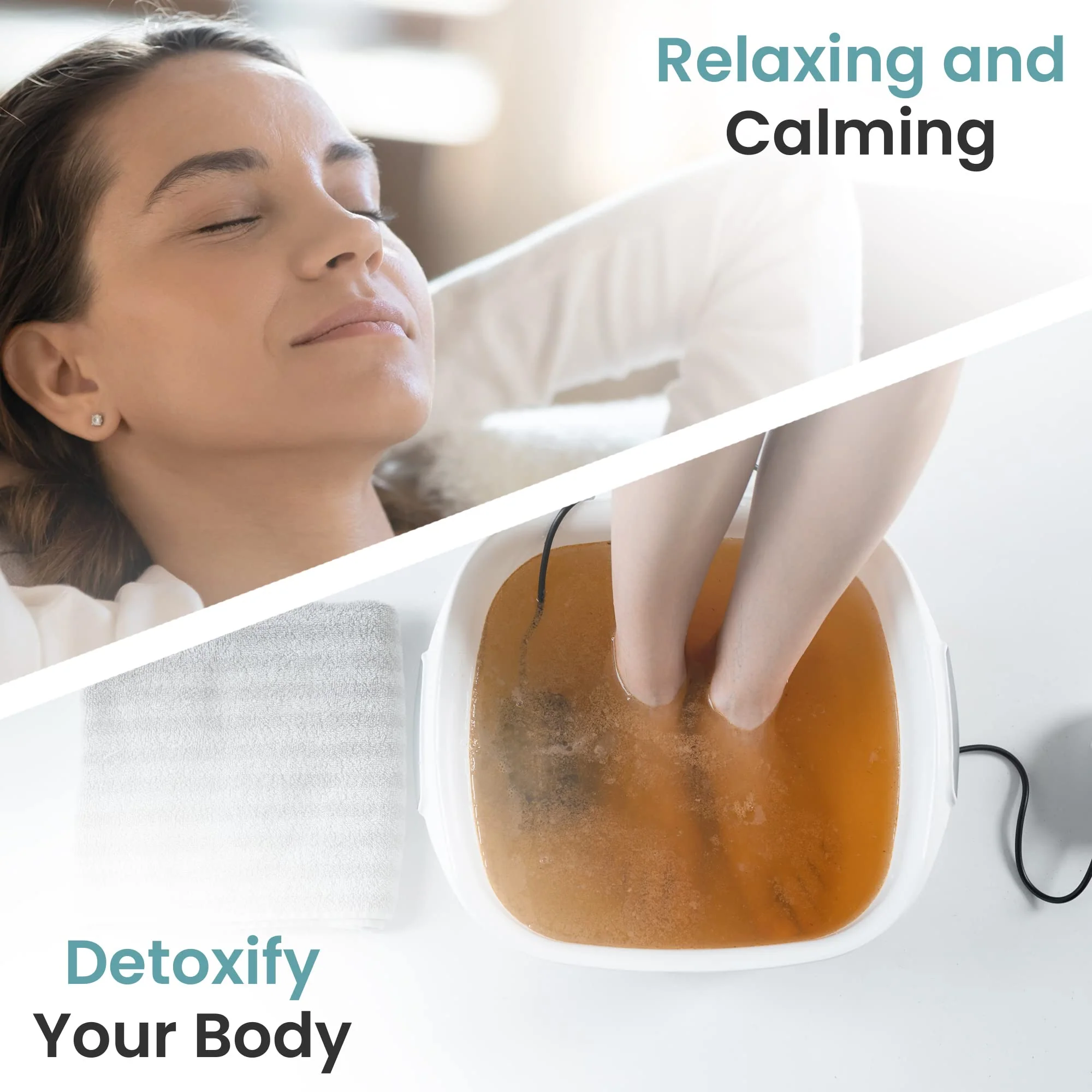 Ionic Foot Bath Detox Machine. Foot Spa Bath for Home Use
