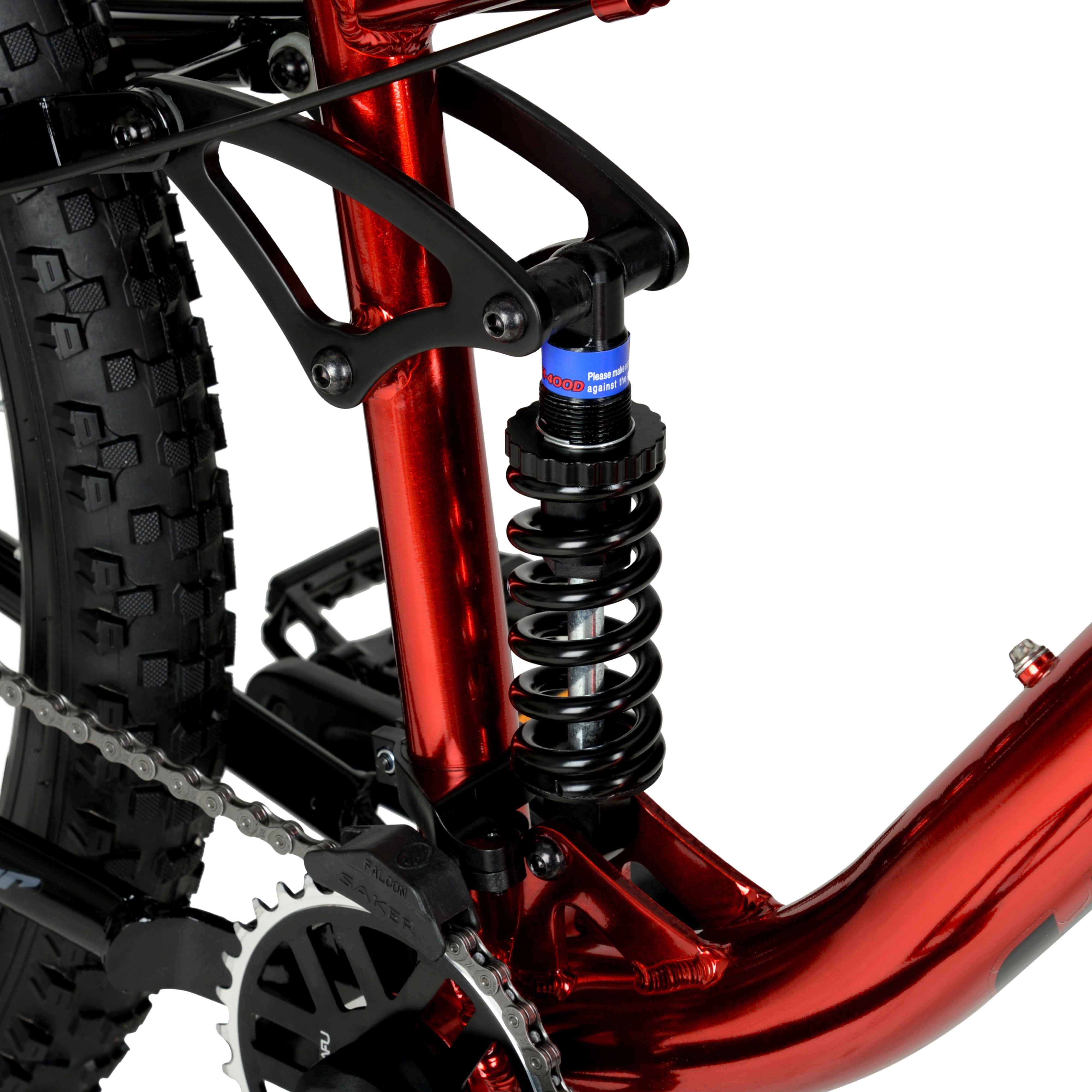 Bicycle Men's 29 In. Explorer Dual Suspension Mountain Bike. Red