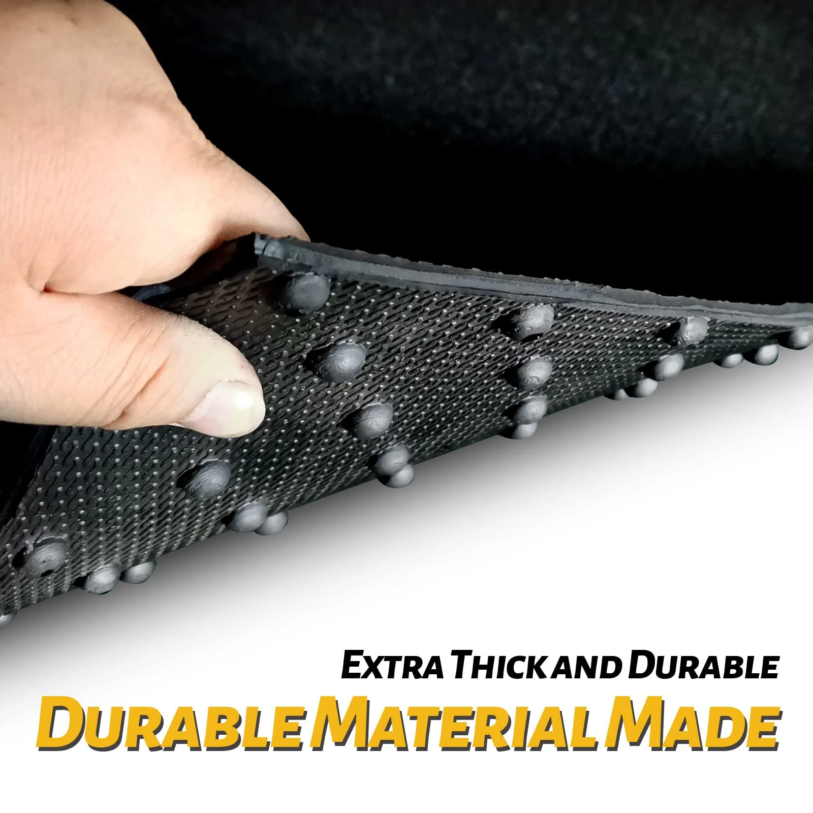 GEEVOLL Heavy Duty Rubber Truck Bed Mat for 2005-2023 Toyota