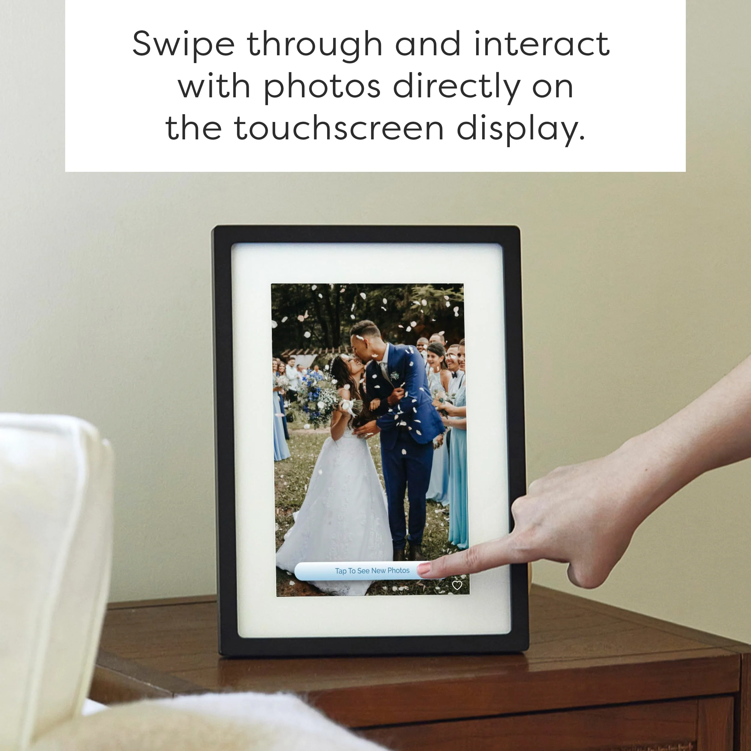 Skylight 10 Inch Black Digital Picture Frame