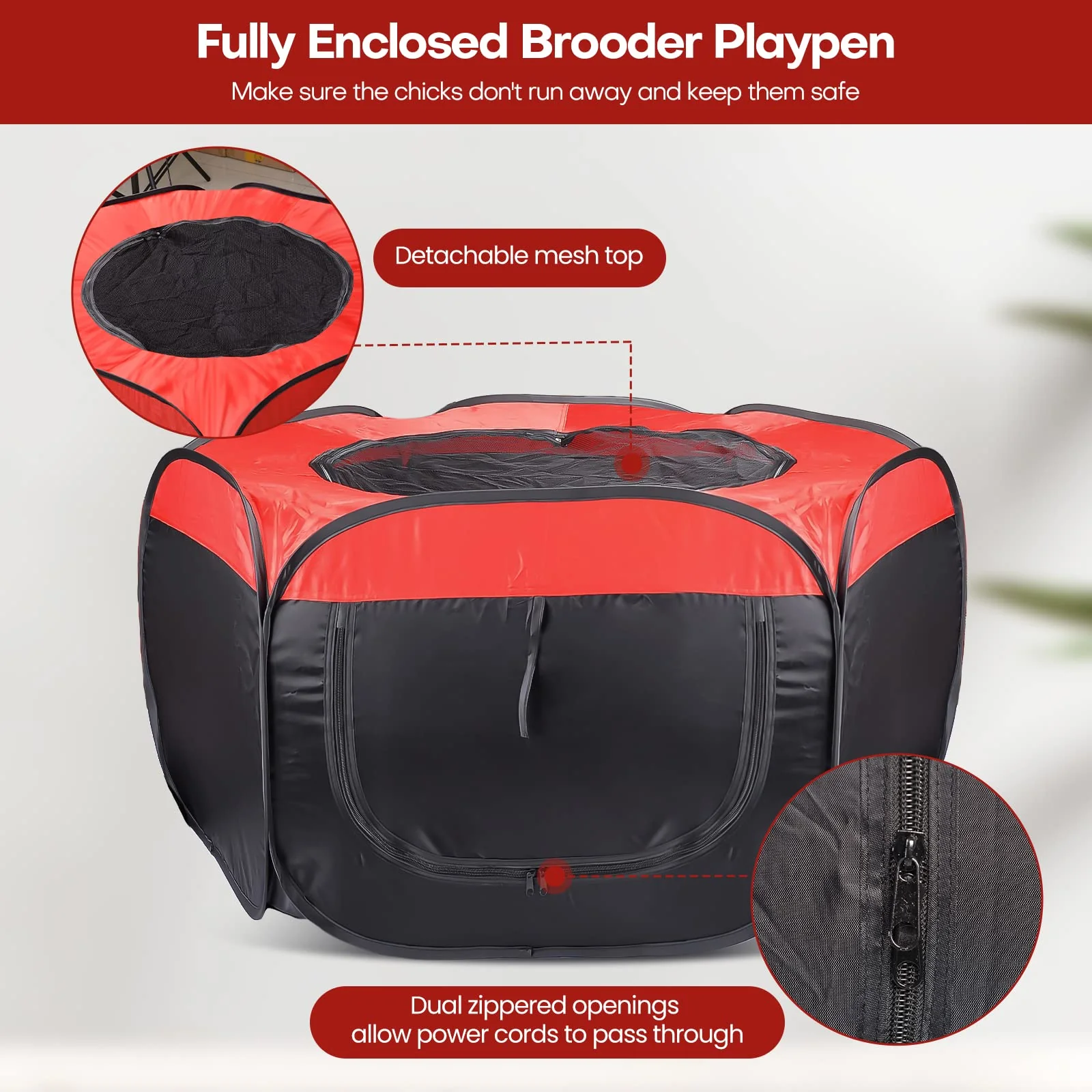 Tetuga Chicken Brooder Box for Chick Starter Kit