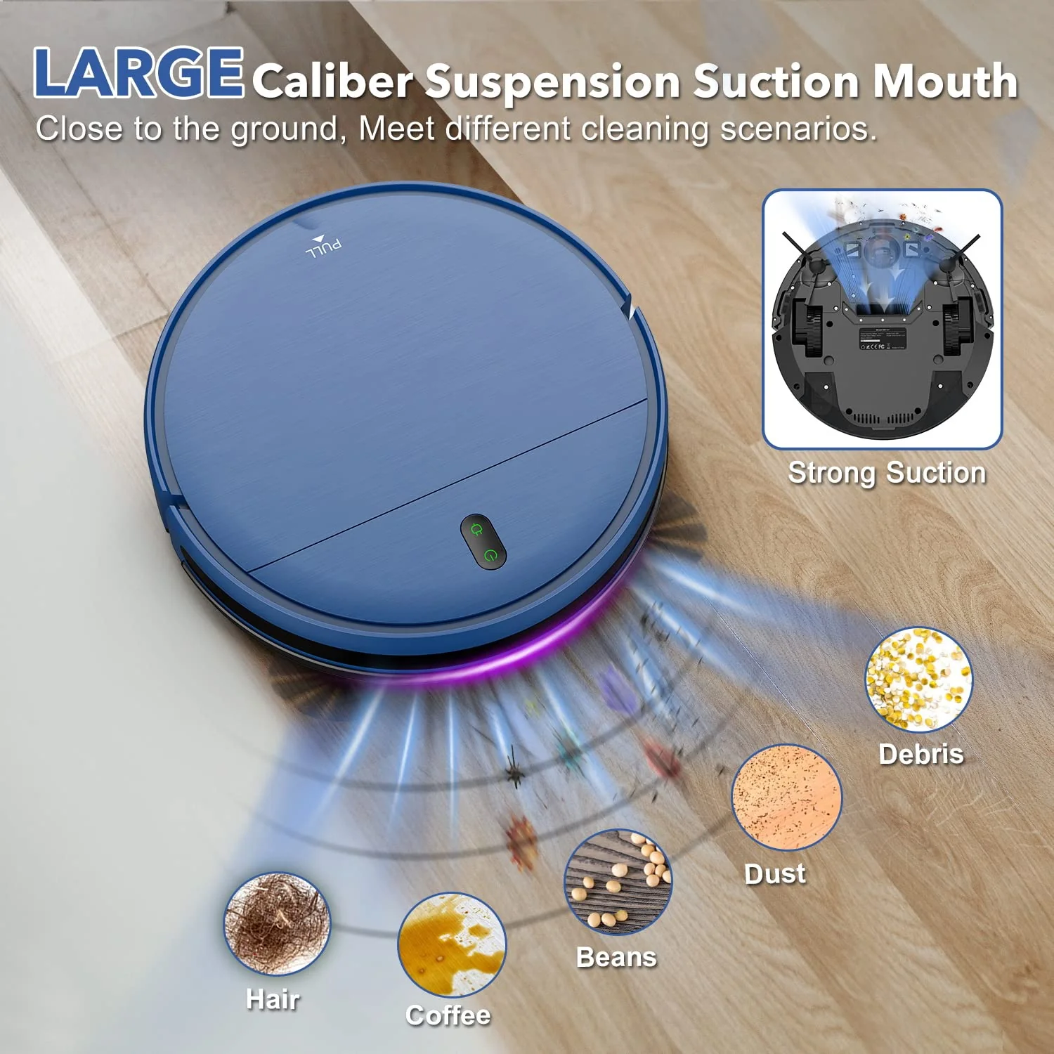 ZCWA 2 in 1 Robot Vacuum and Mop Combo