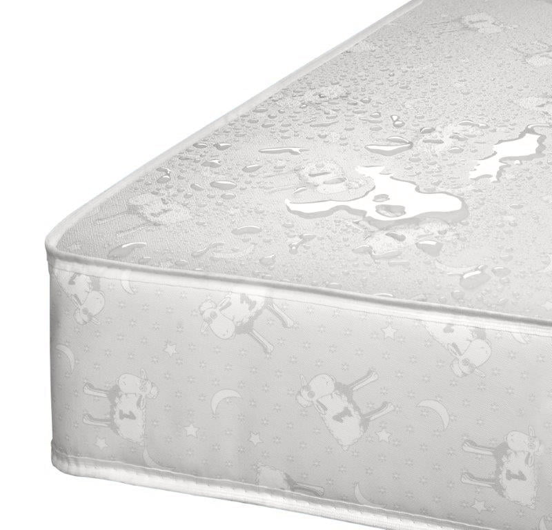 SleepTrue Sparkling Sky 5 Dual-Sided Crib & Toddler Mattress - Sustainably Sourced Fiber Core - Waterproof - Lightweight - GREENGUARD Gold Certified - 5 Year Warranty