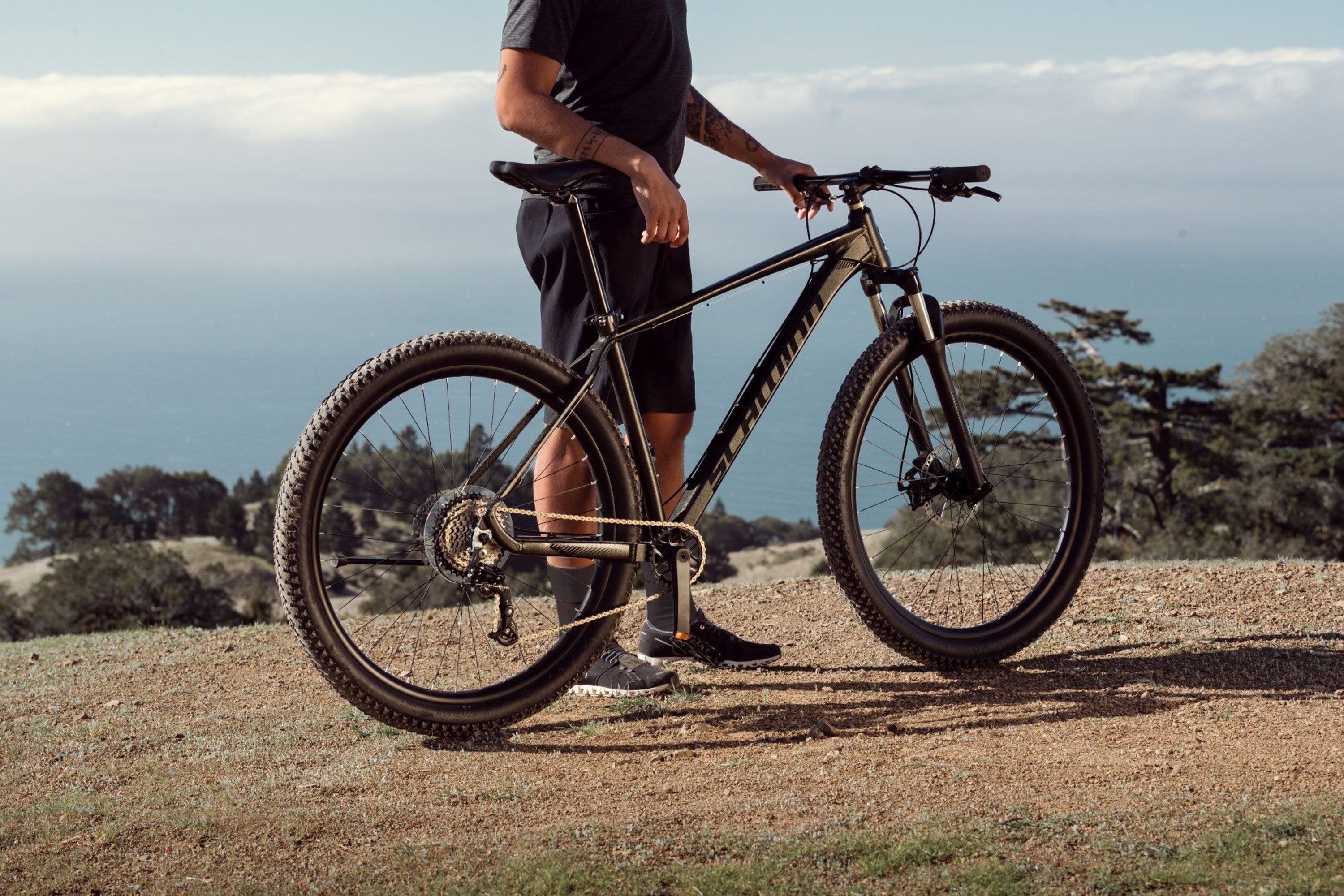 29-in. Axum Mens Mountain Bike. 19-in Frame. 8 Speeds. Black